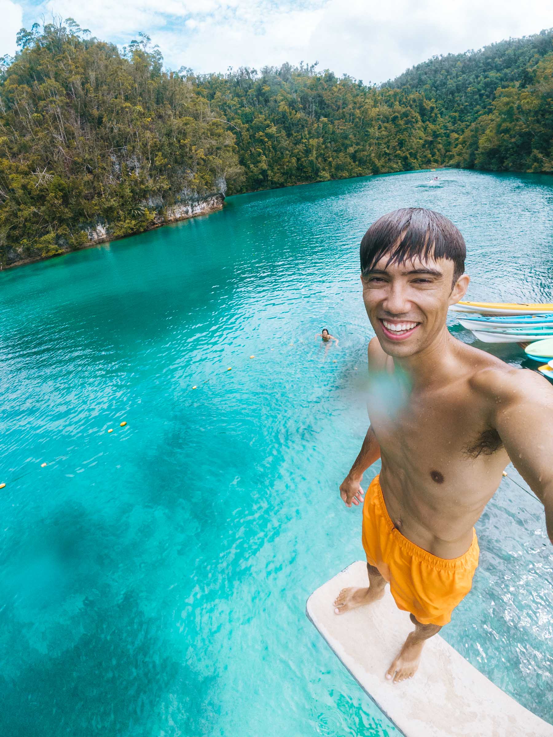Sugba Lagoon diving board