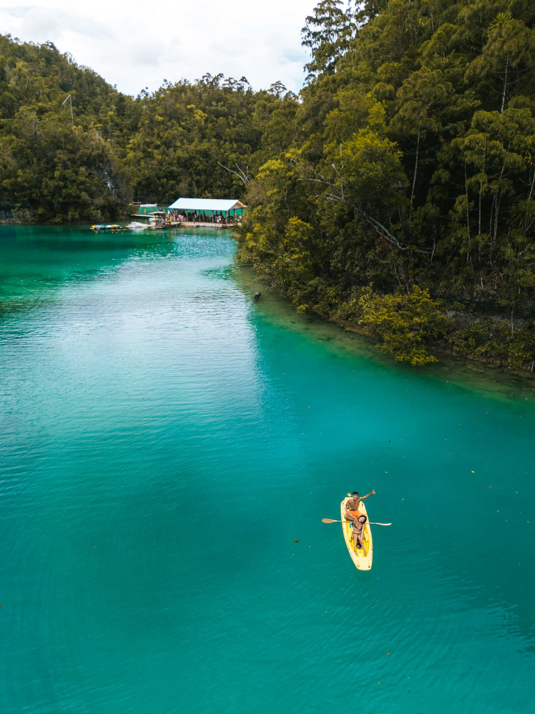 Kayak at Sugba Lagoon