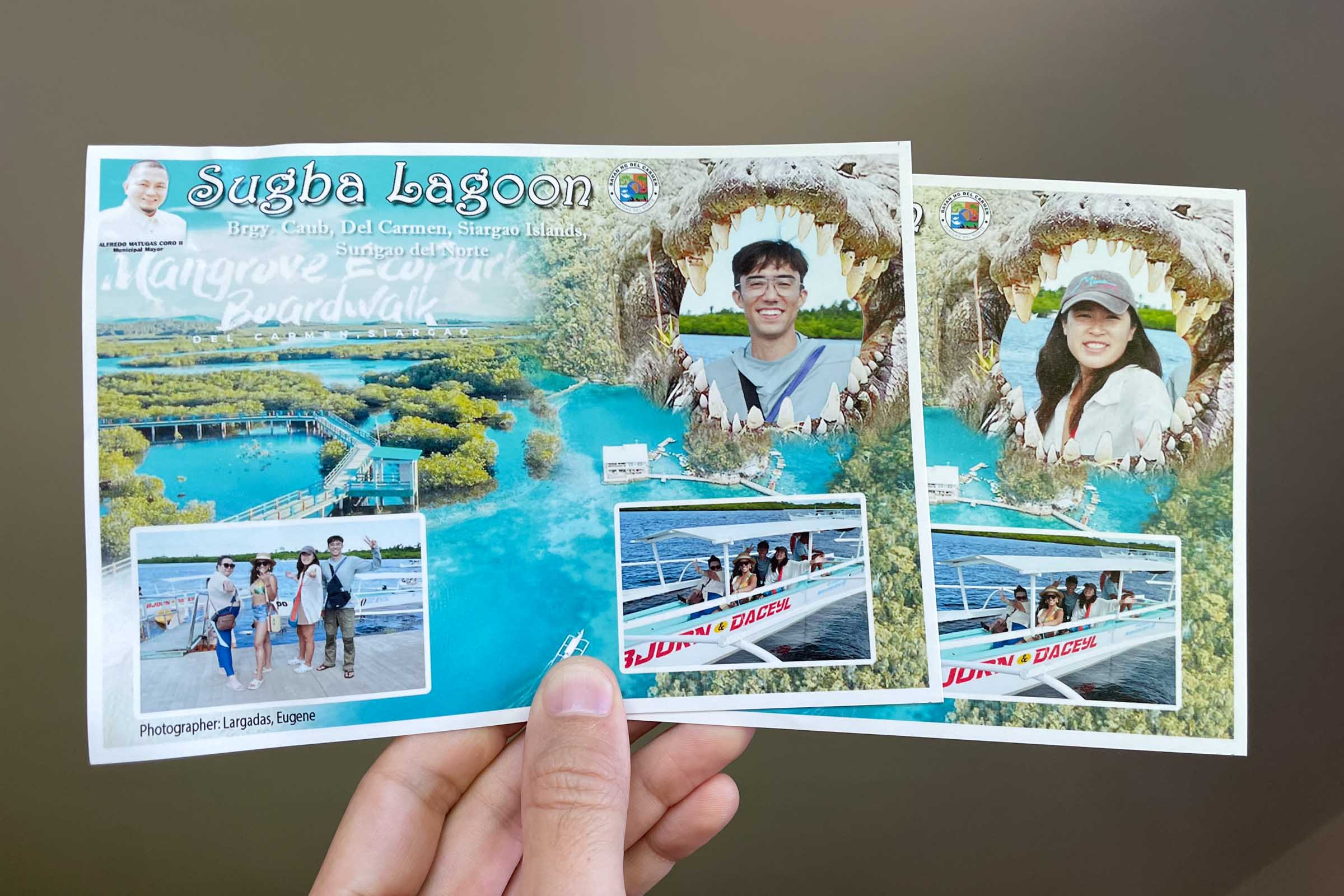 Photo postcard from Sugba Lagoon Tour