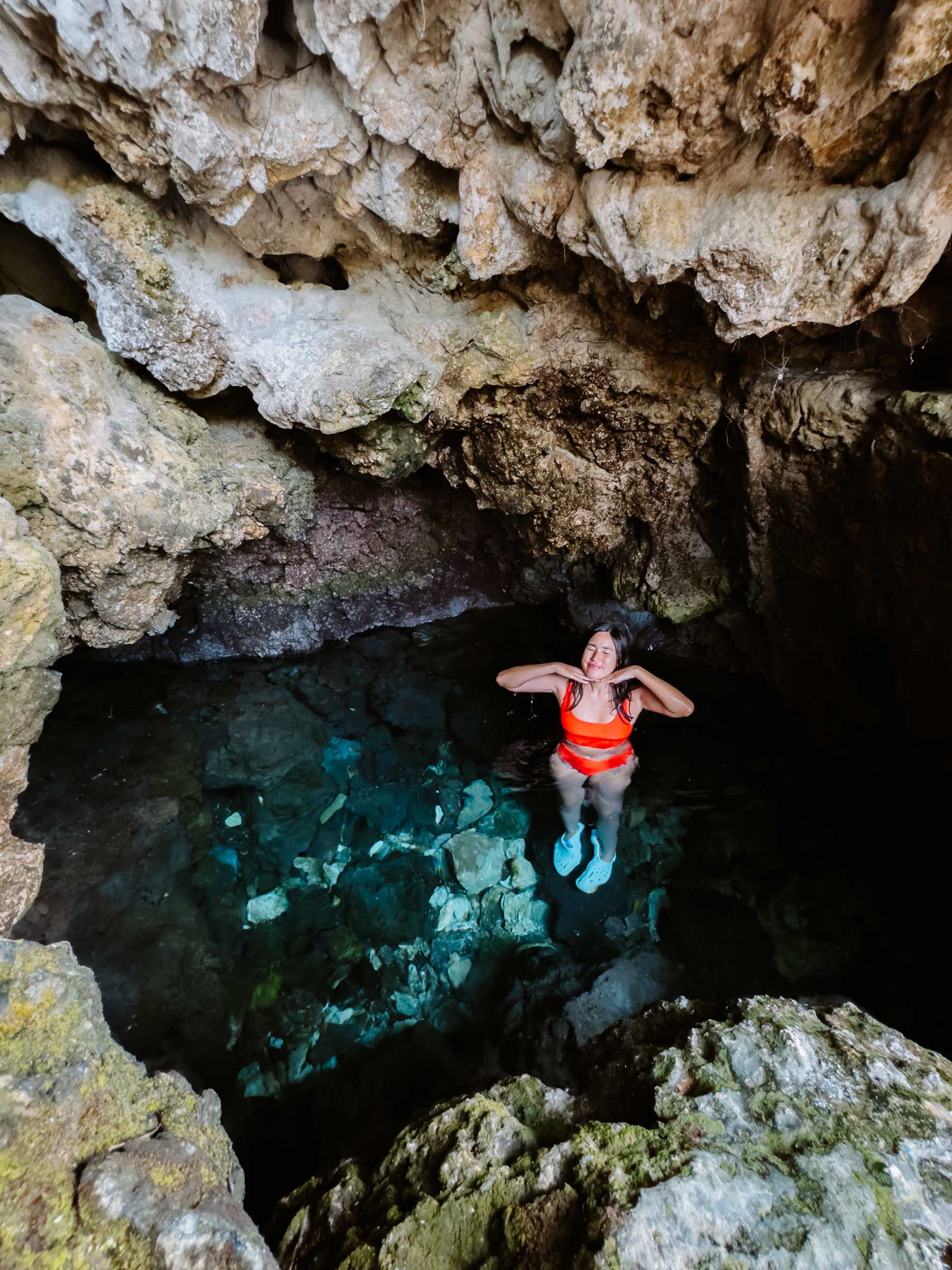 Tigasao Linaw Cave Lagoon freshwater cave