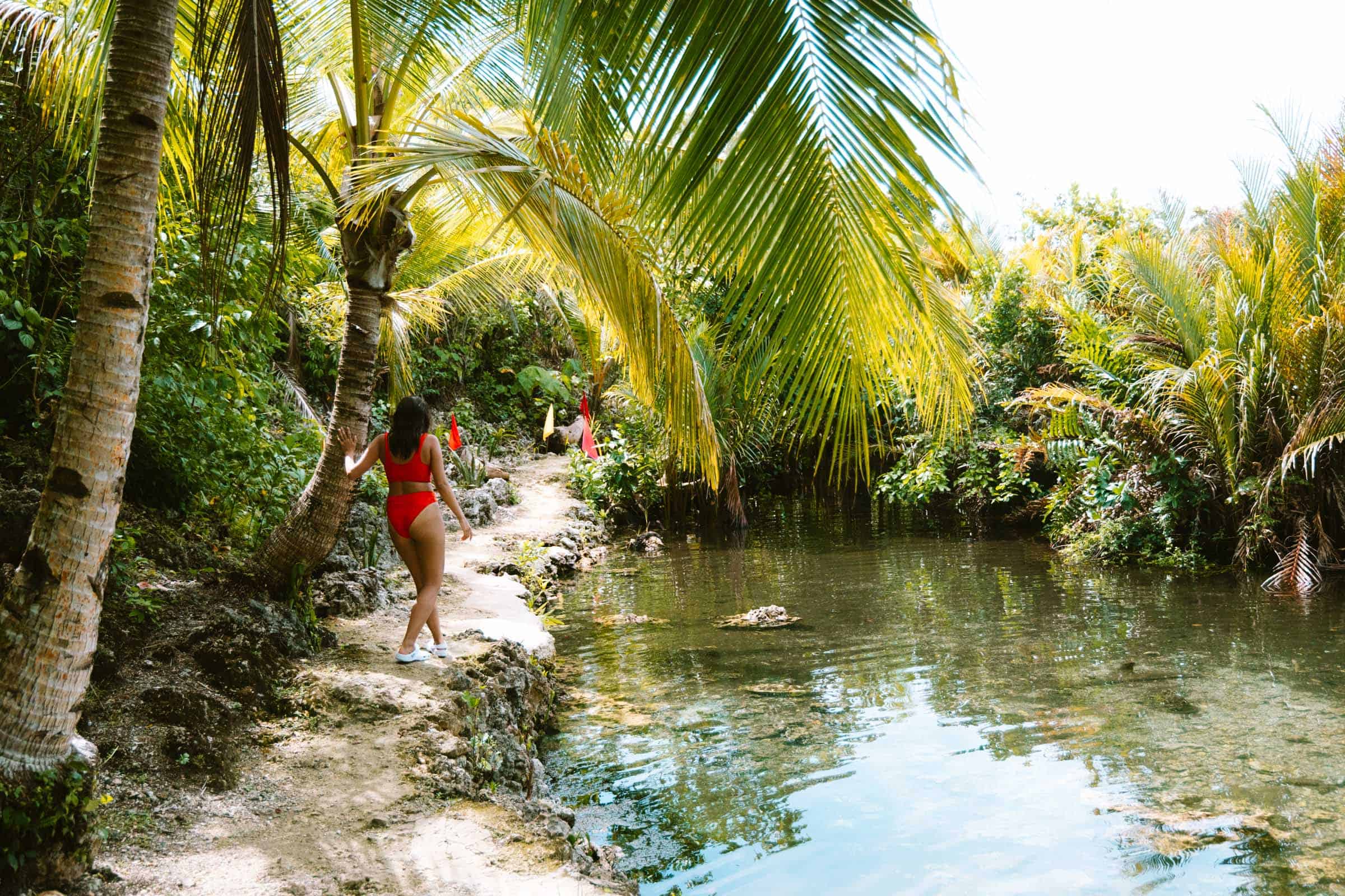 Tigasao Linaw Cave Lagoon trail