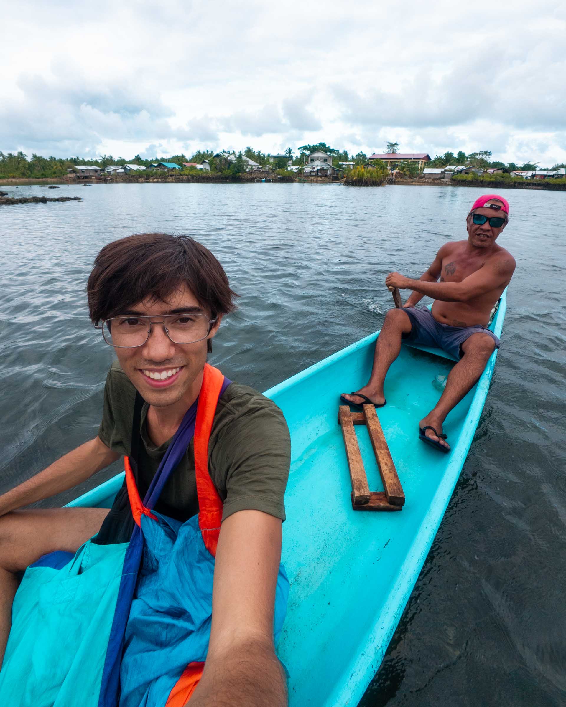 Boat ride at Tubig-ajan Cold Spring