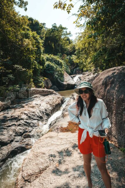 Chloe at Pho Darng Waterfall