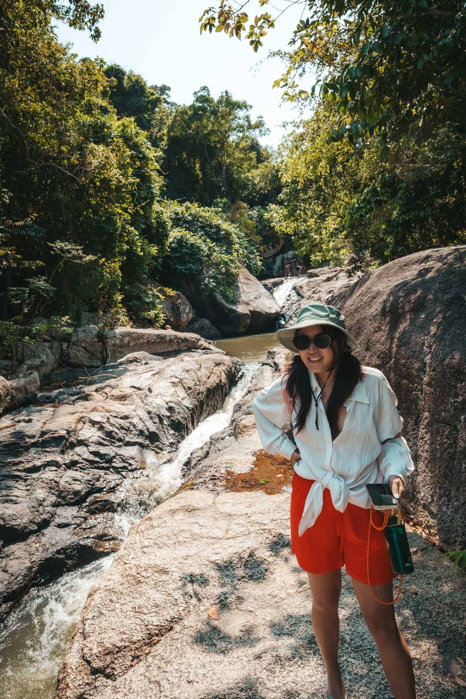 Chloe at Pho Darng Waterfall