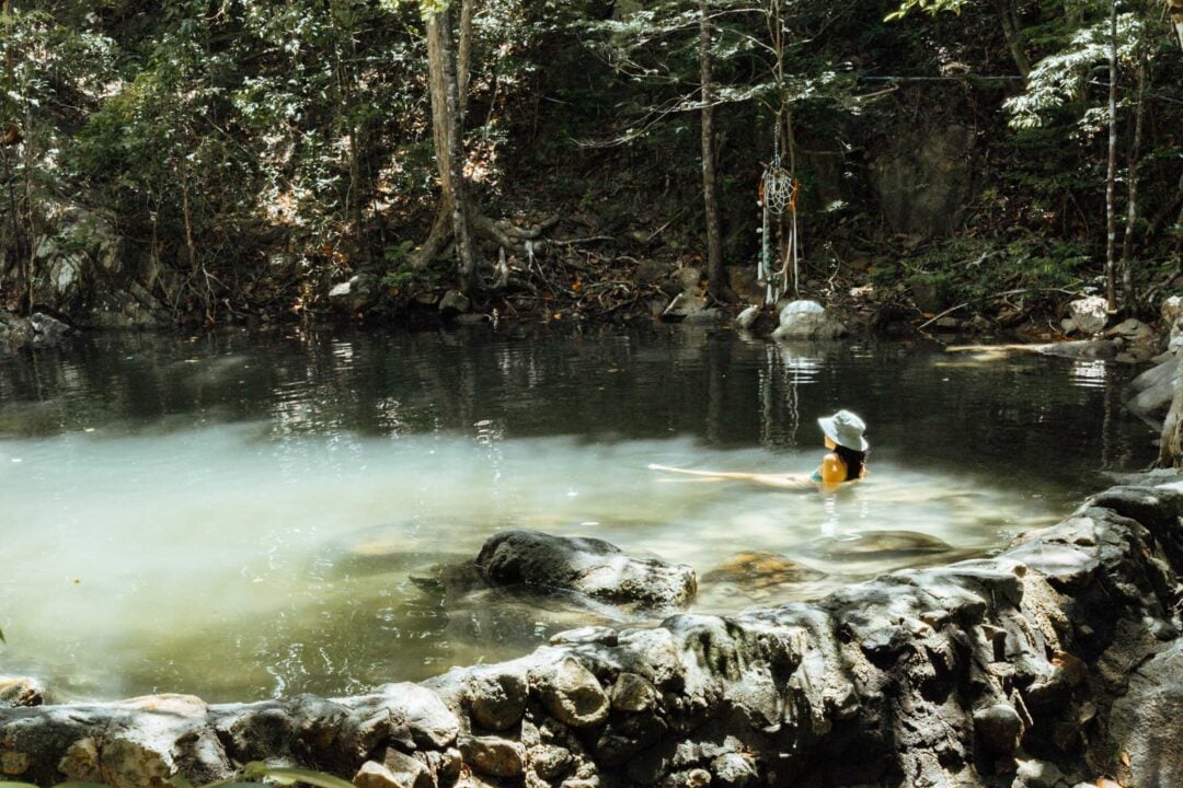 Swimming at Paradise Waterfall Koh Phangan