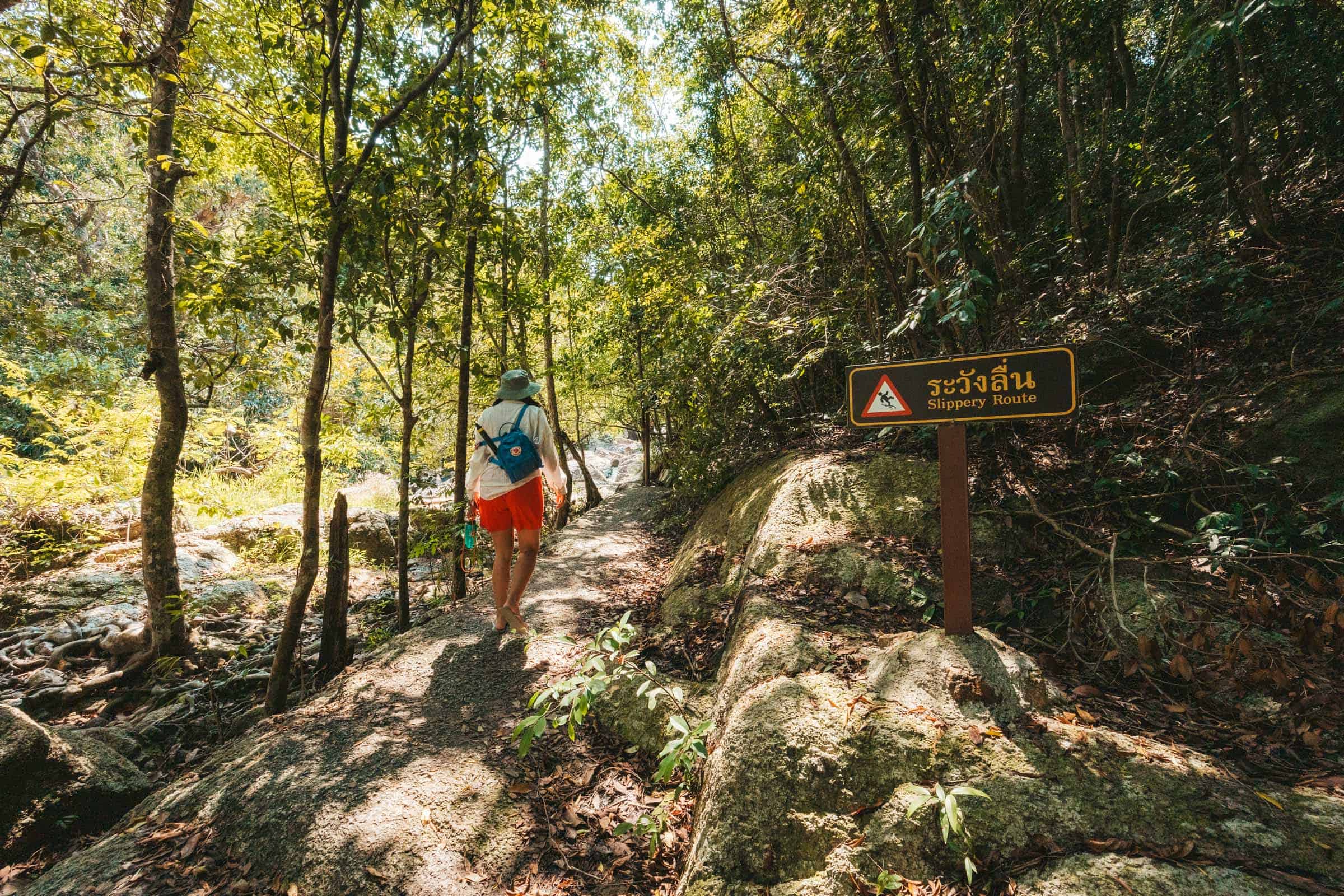 Pho Darng Waterfall trail