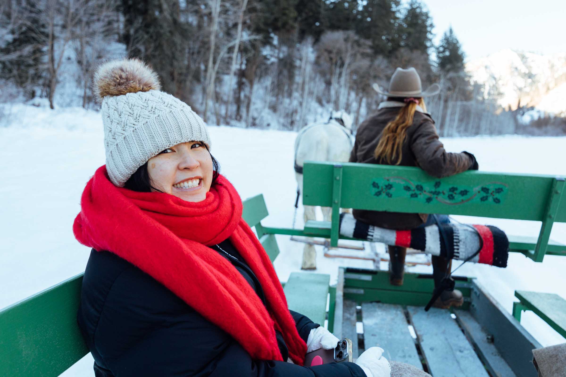 Chloe at Leavenworth Sleigh Ride