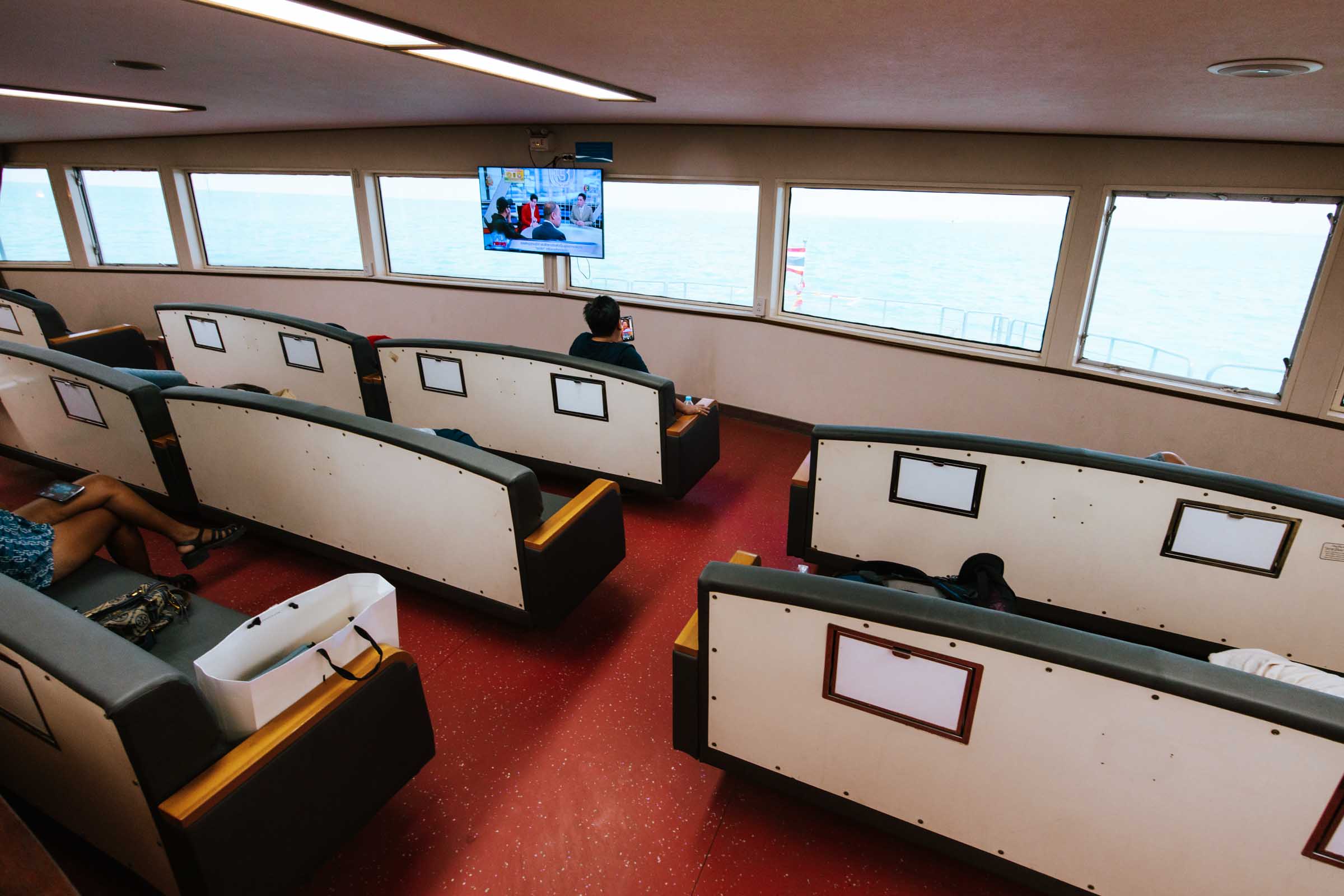 Seatran Ferry front sitting area