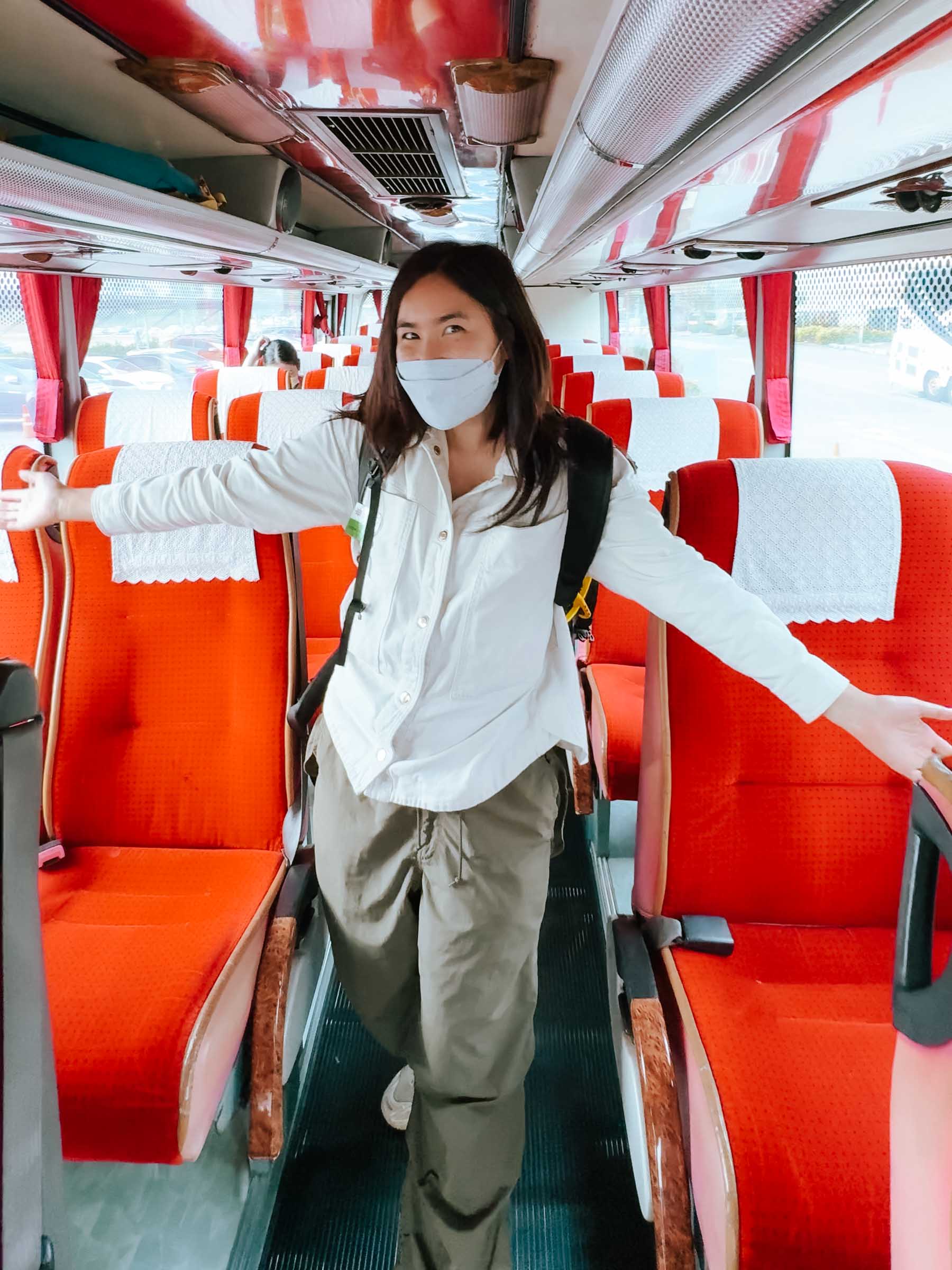 Surat Thani to Koh Phangan Ferry transfer bus