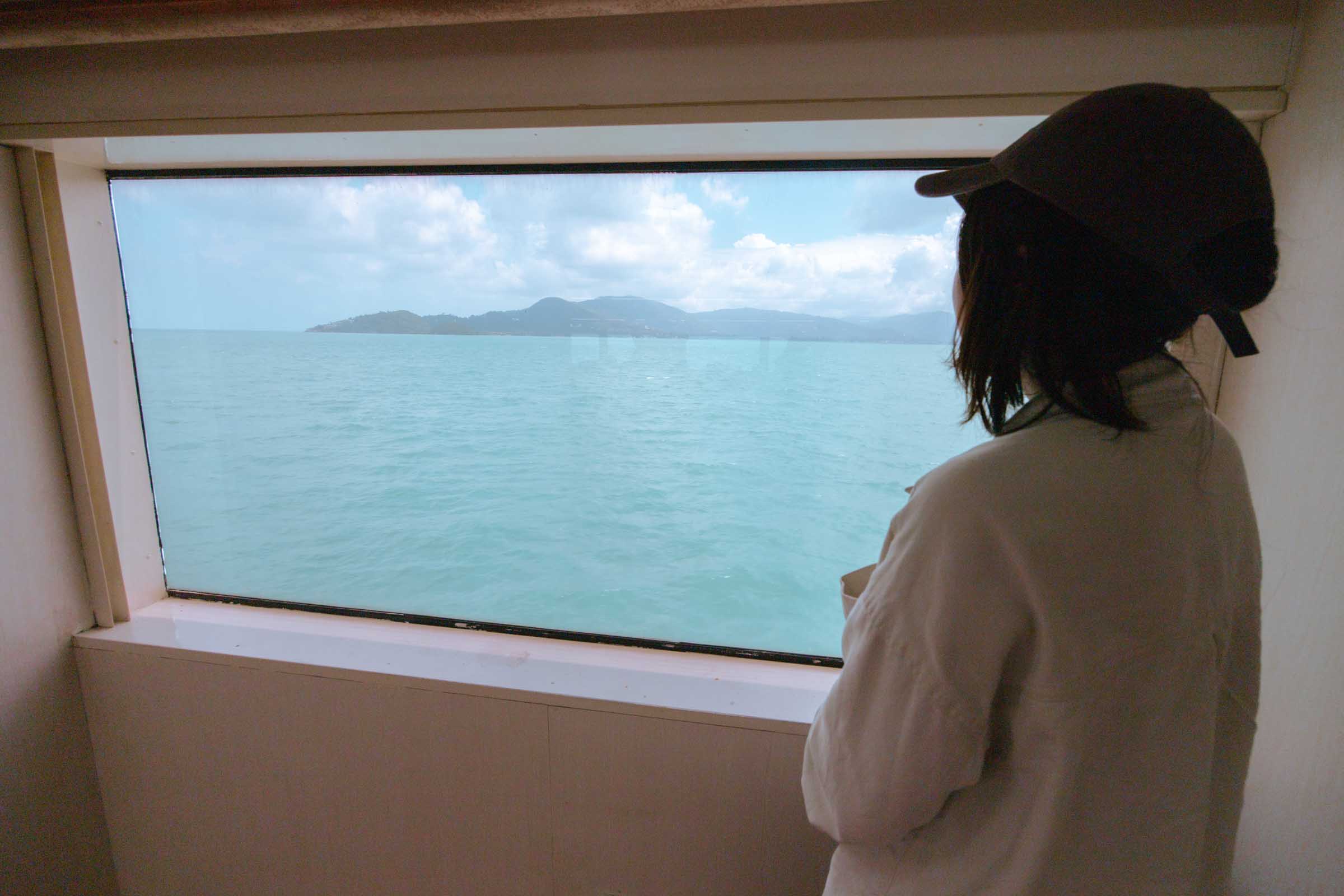 View from Koh Phangan Ferry window