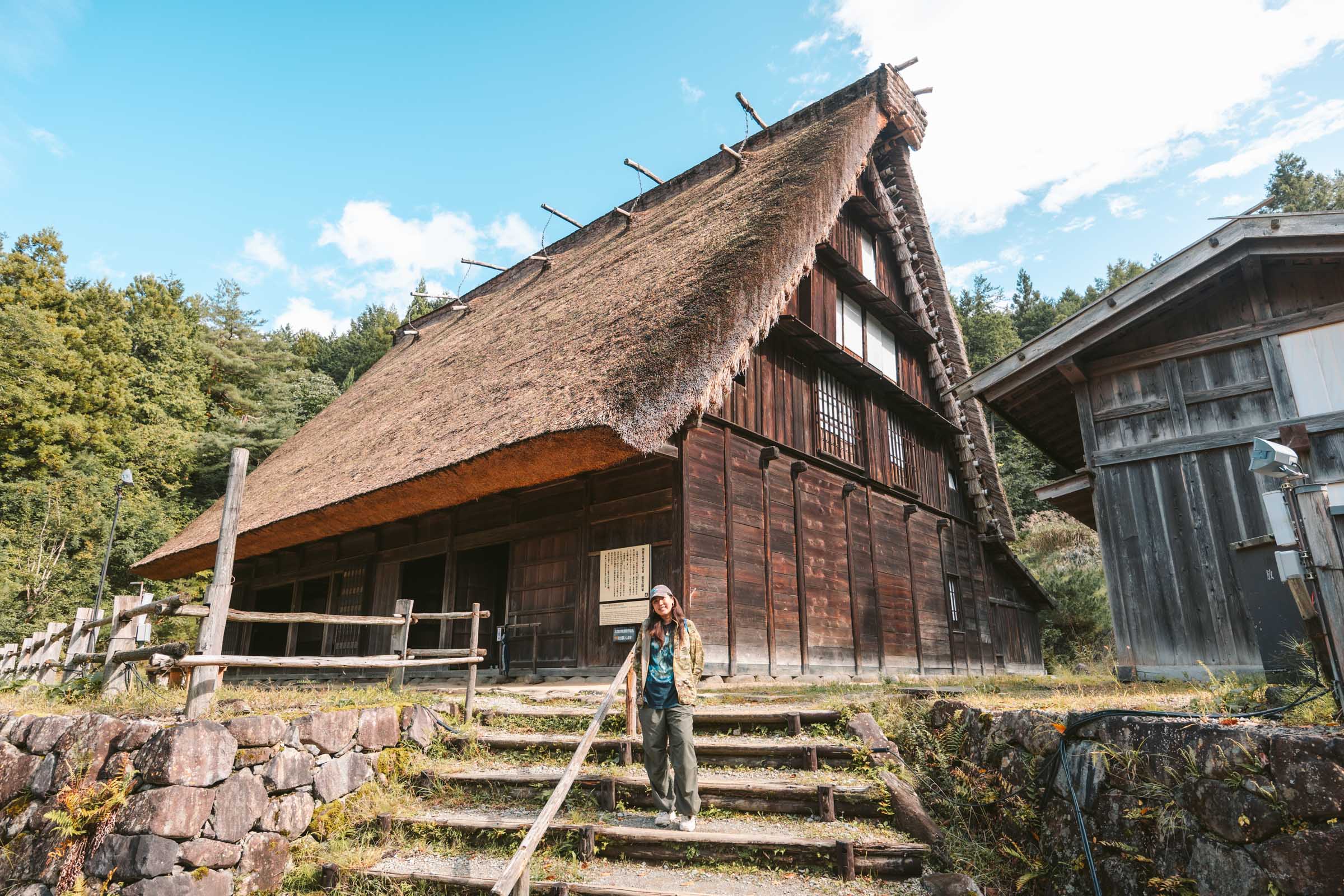Hida Folk Village (Hida no Sato) in Takayama: Complete Guide 1 Thatched roof housing at Hida no Sato