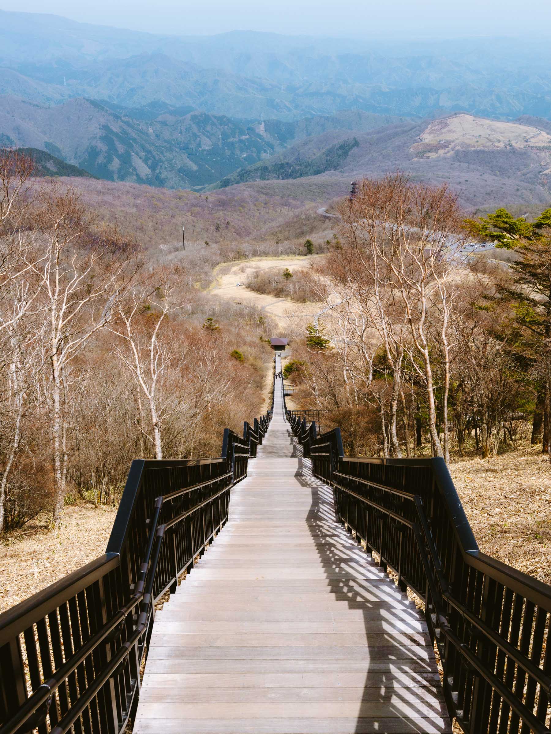 Kirifuri Plateau Hike Stairway