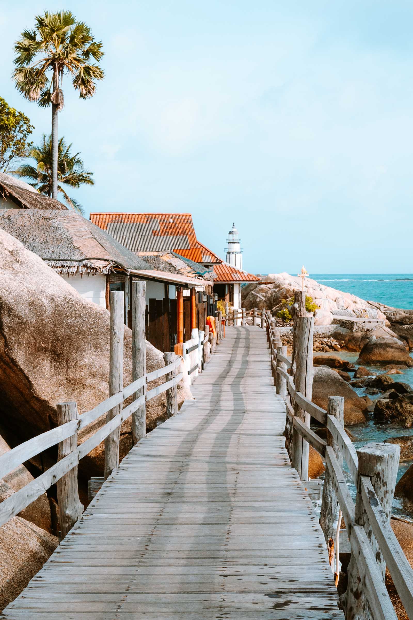 Boardwalk to Lighthouse Koh Phangan