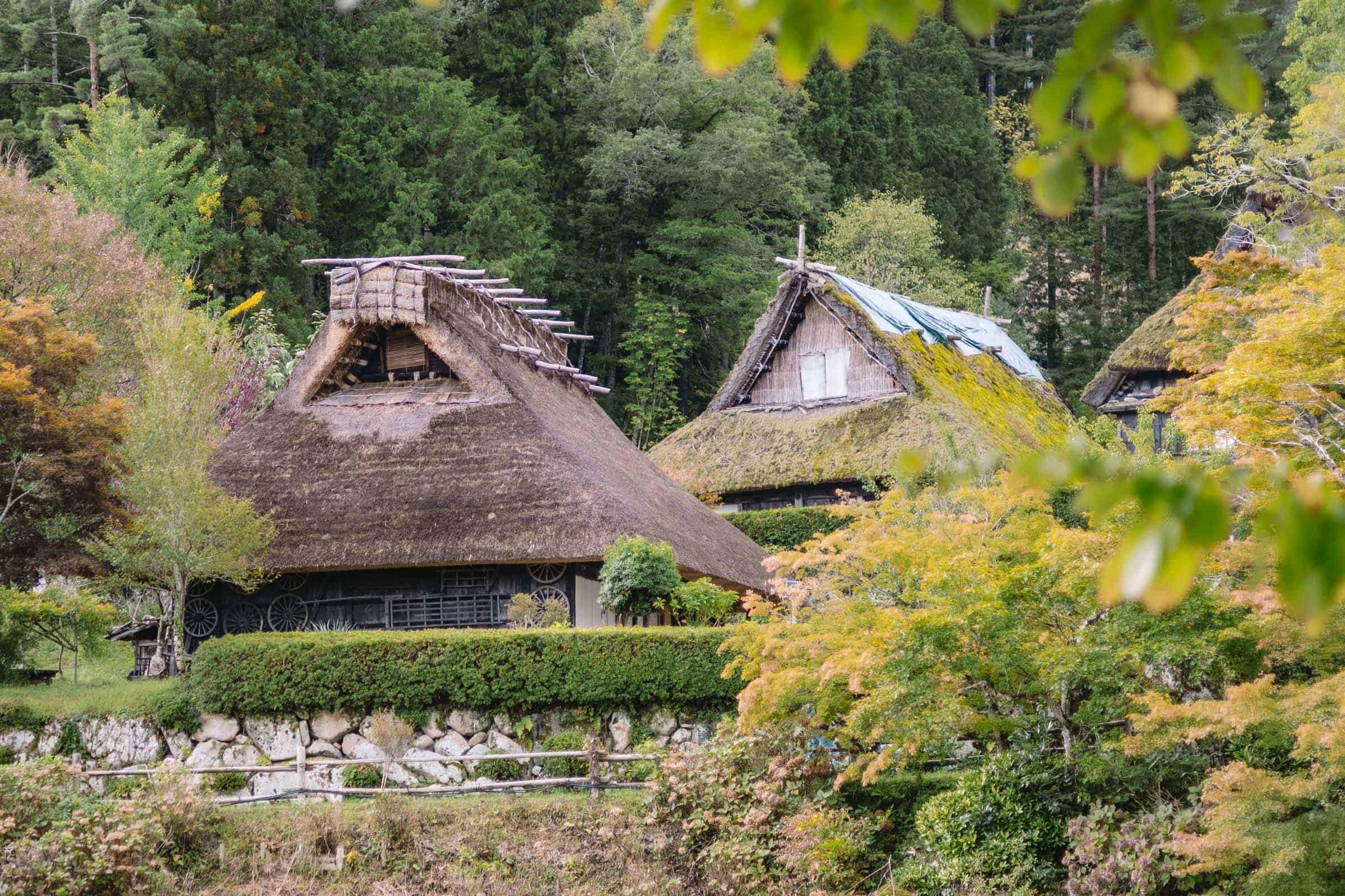Hida Folk Village (Hida no Sato) in Takayama: Complete Guide 2 Thatch roof houses at Hida Folk Village