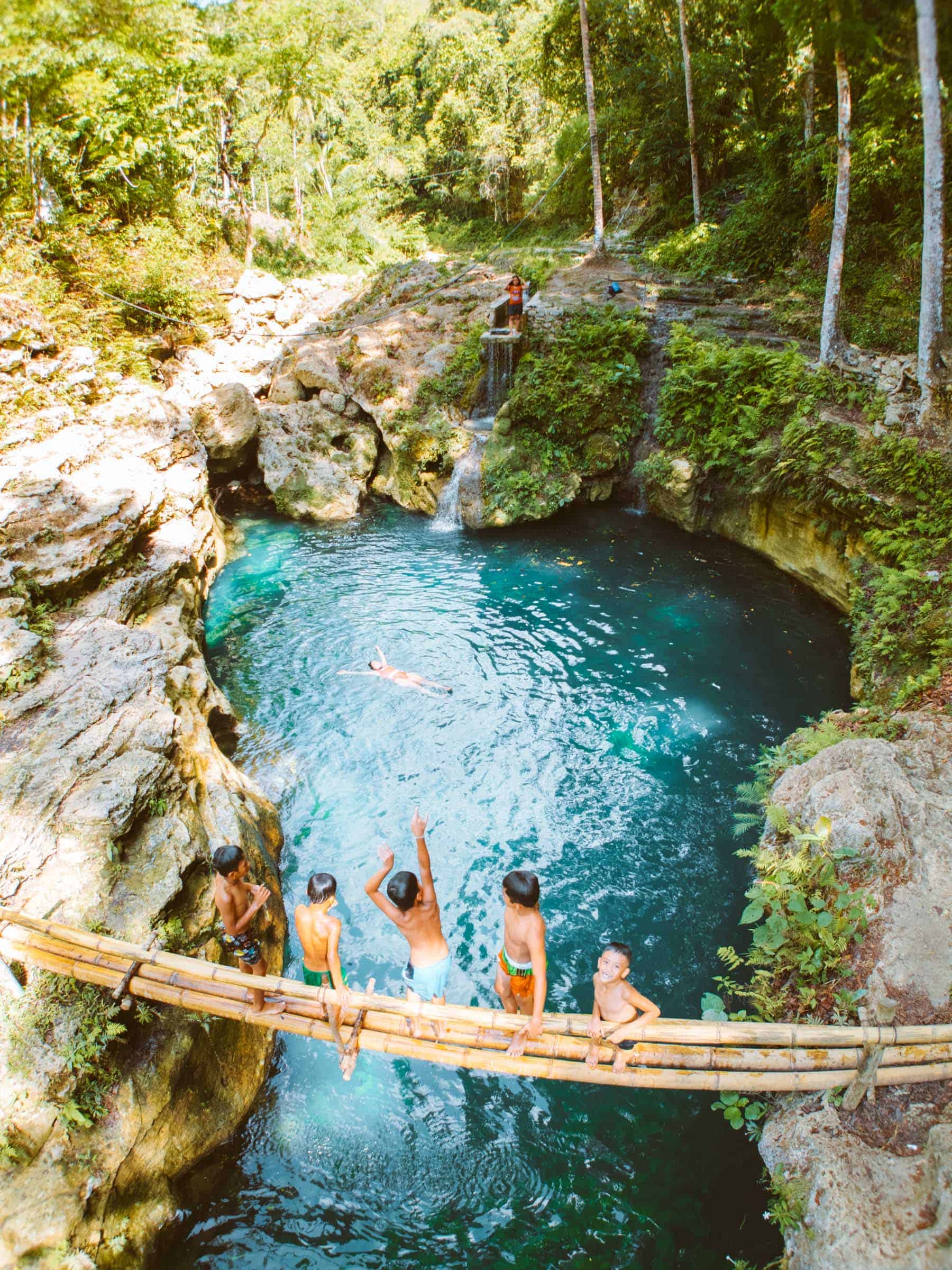 Bridge at Cancalanog Falls Cebu