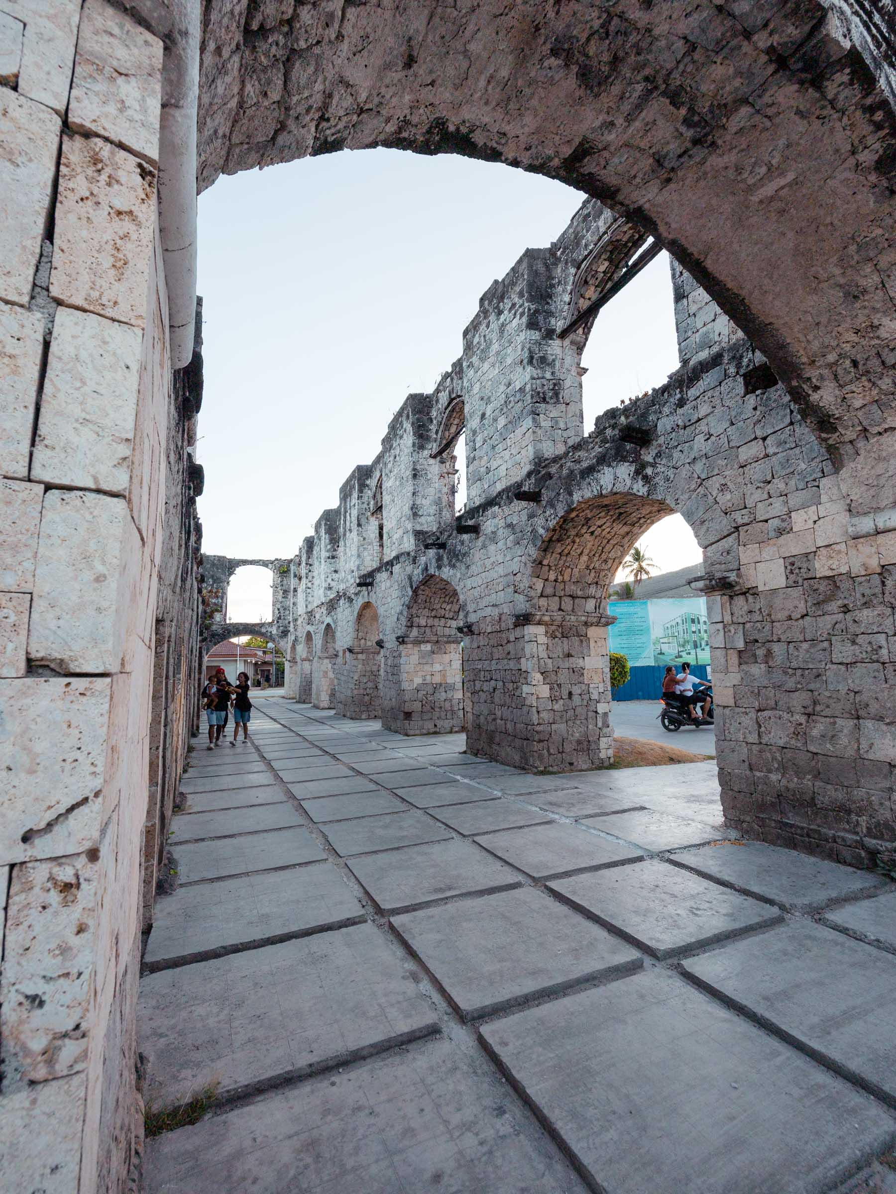 Interior of Cuartel Ruins Oslob