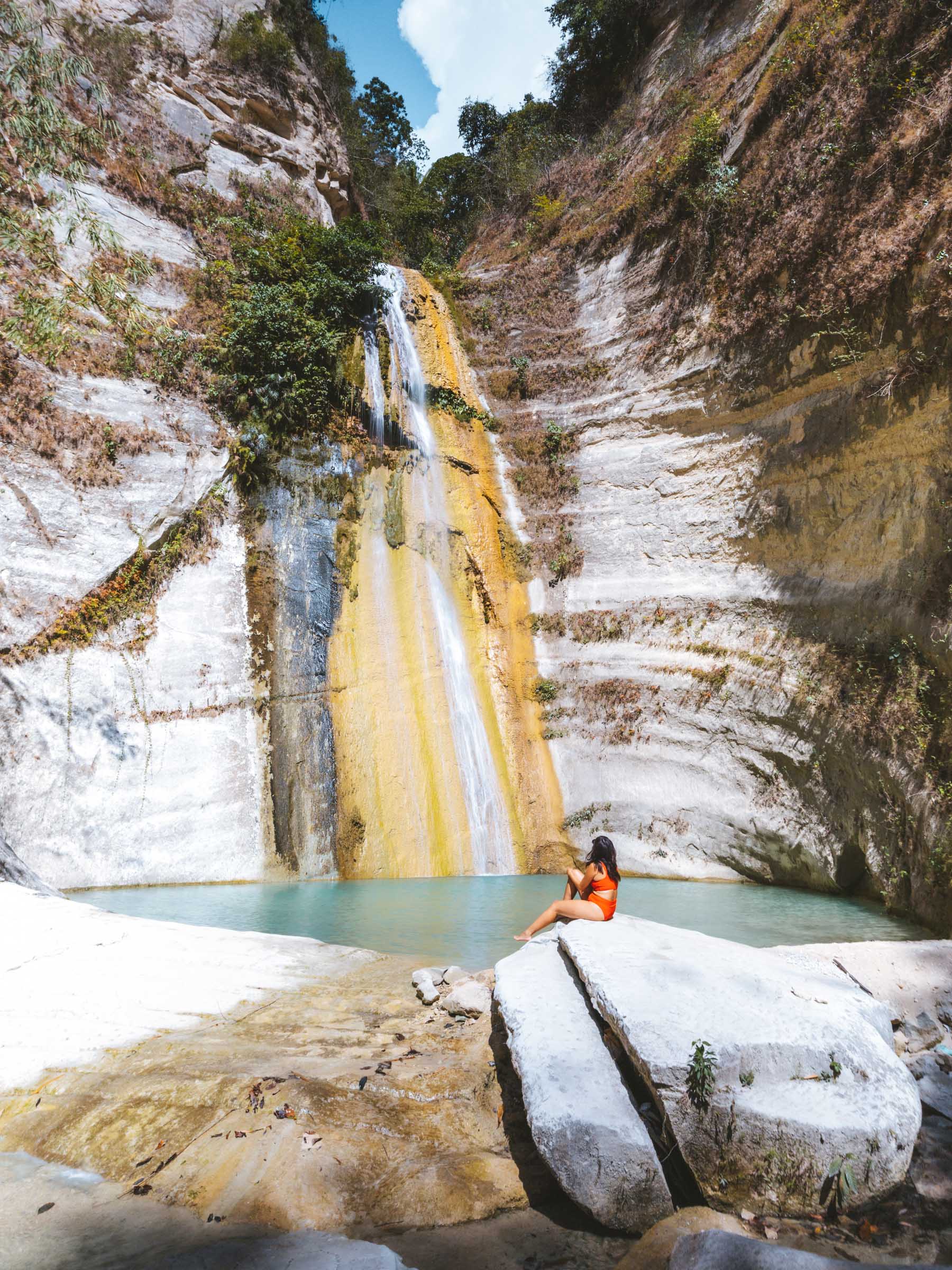 Dao Falls Cebu sitting