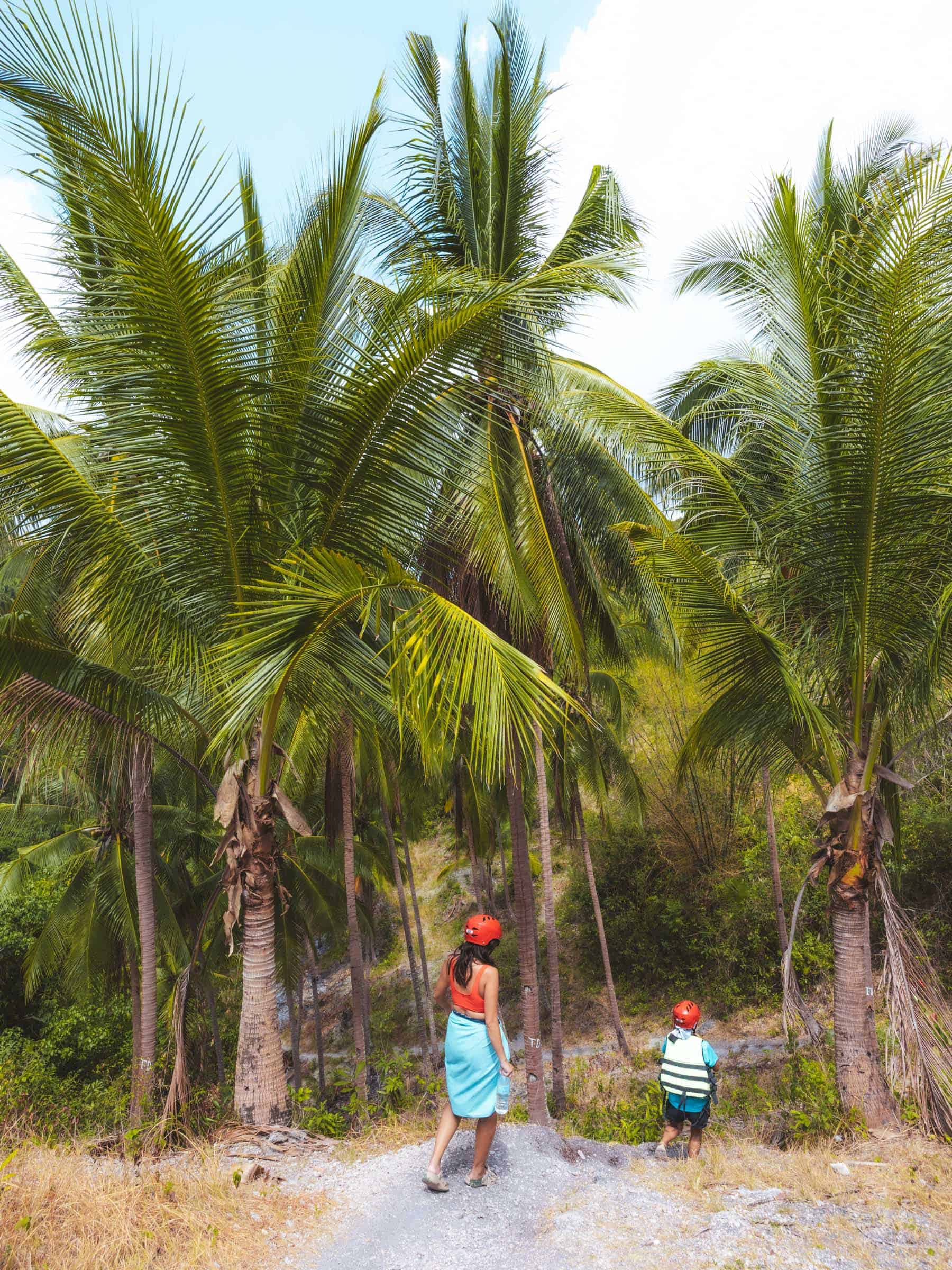 Dao Falls Cebu trail start