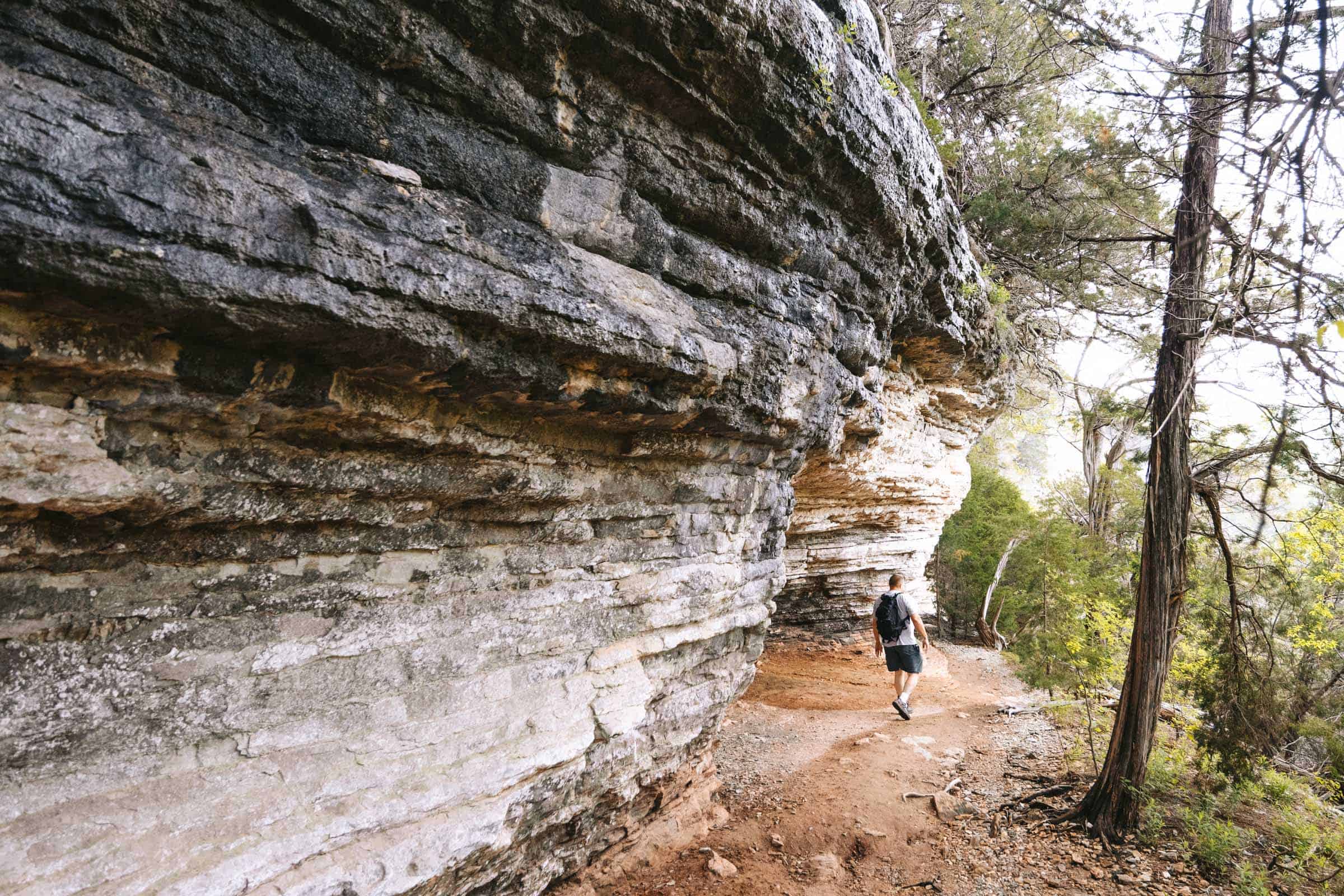 Limestone Bluffs at Big Bluff Goat Trail