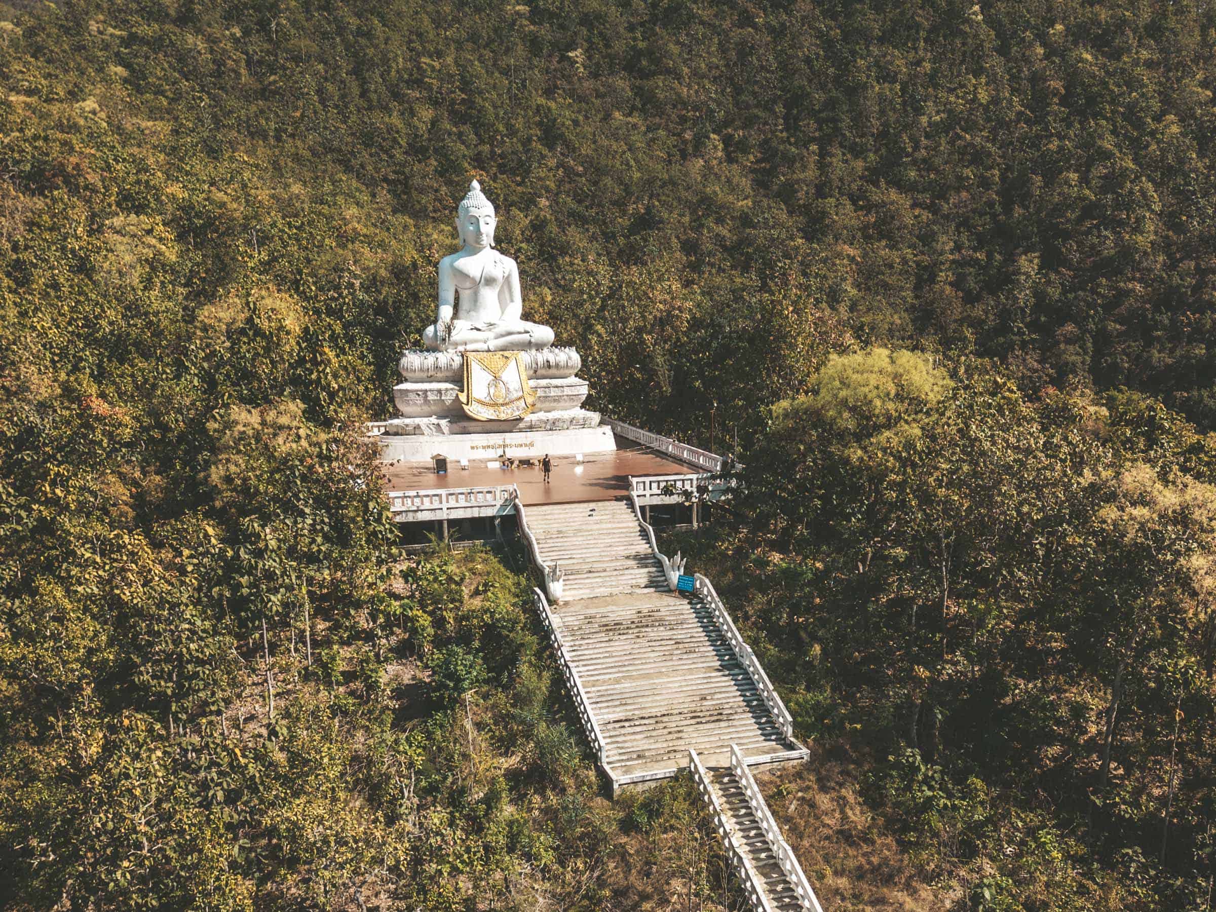 14 Incredible Things to Do in Pai: Complete Travel Guide 3 Big Buddha in Pai on hillside