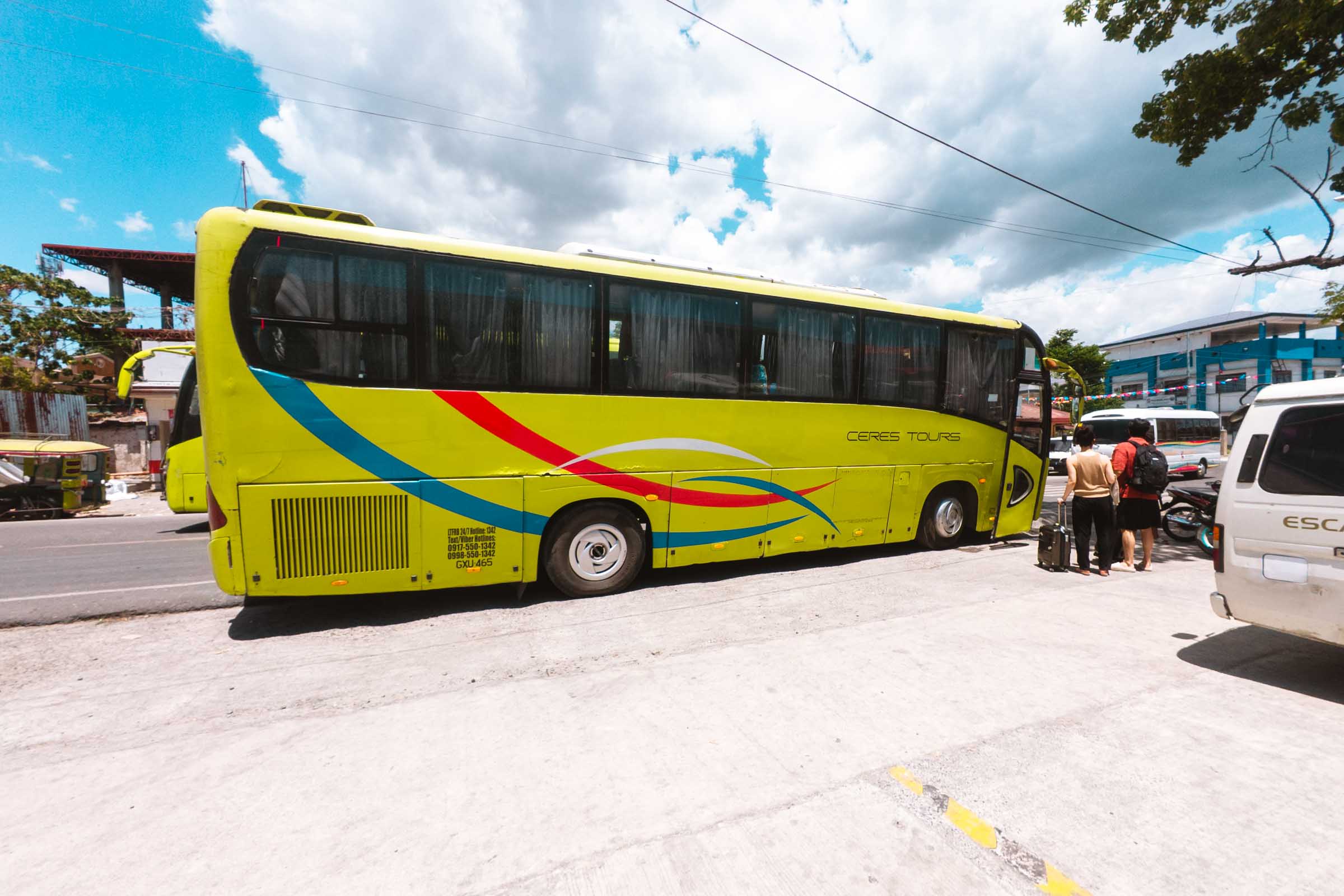 Ceres bus in Moalboal Cebu