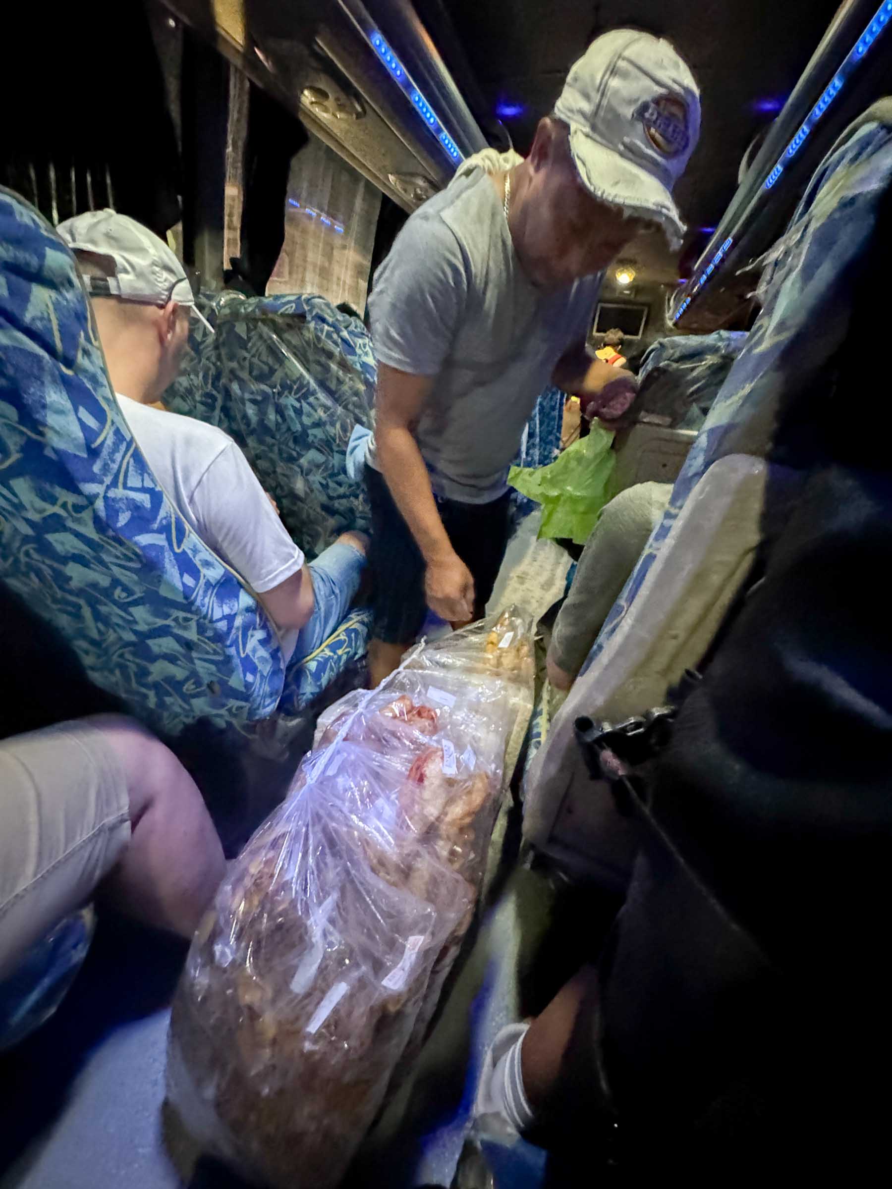 Cebu City to Moalboal bus snack vendor