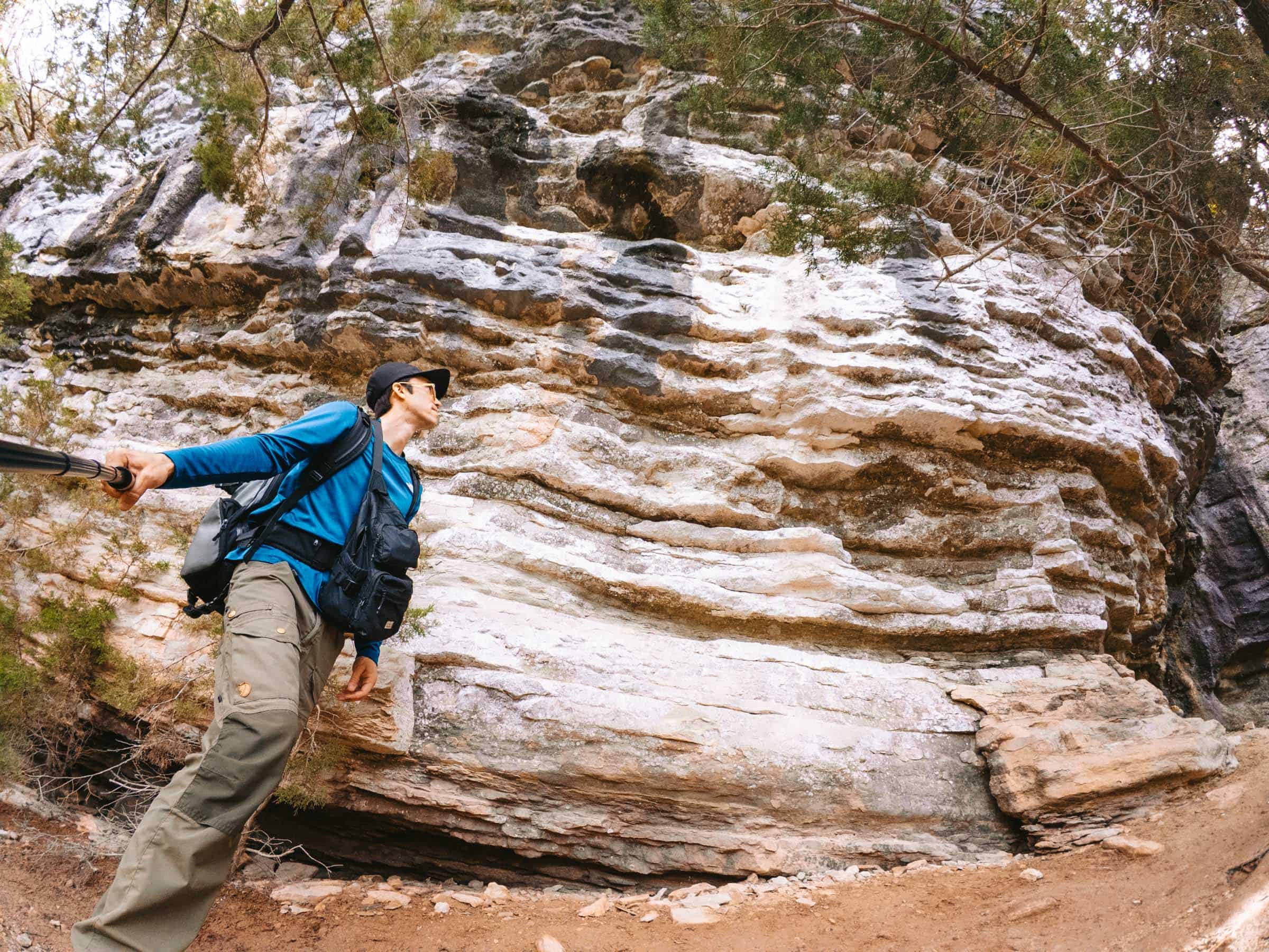 Limestone at Centerpoint to Big Bluff Goat Trail