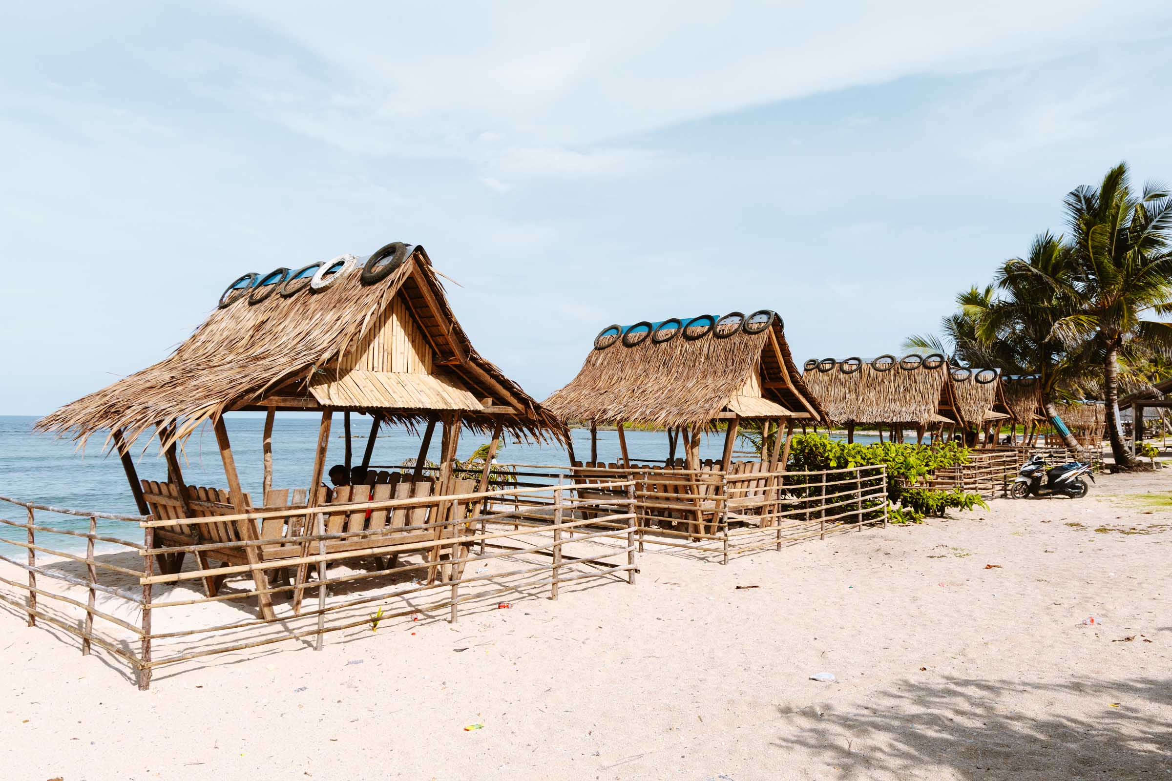 Huts at Dafina Beach Siargao