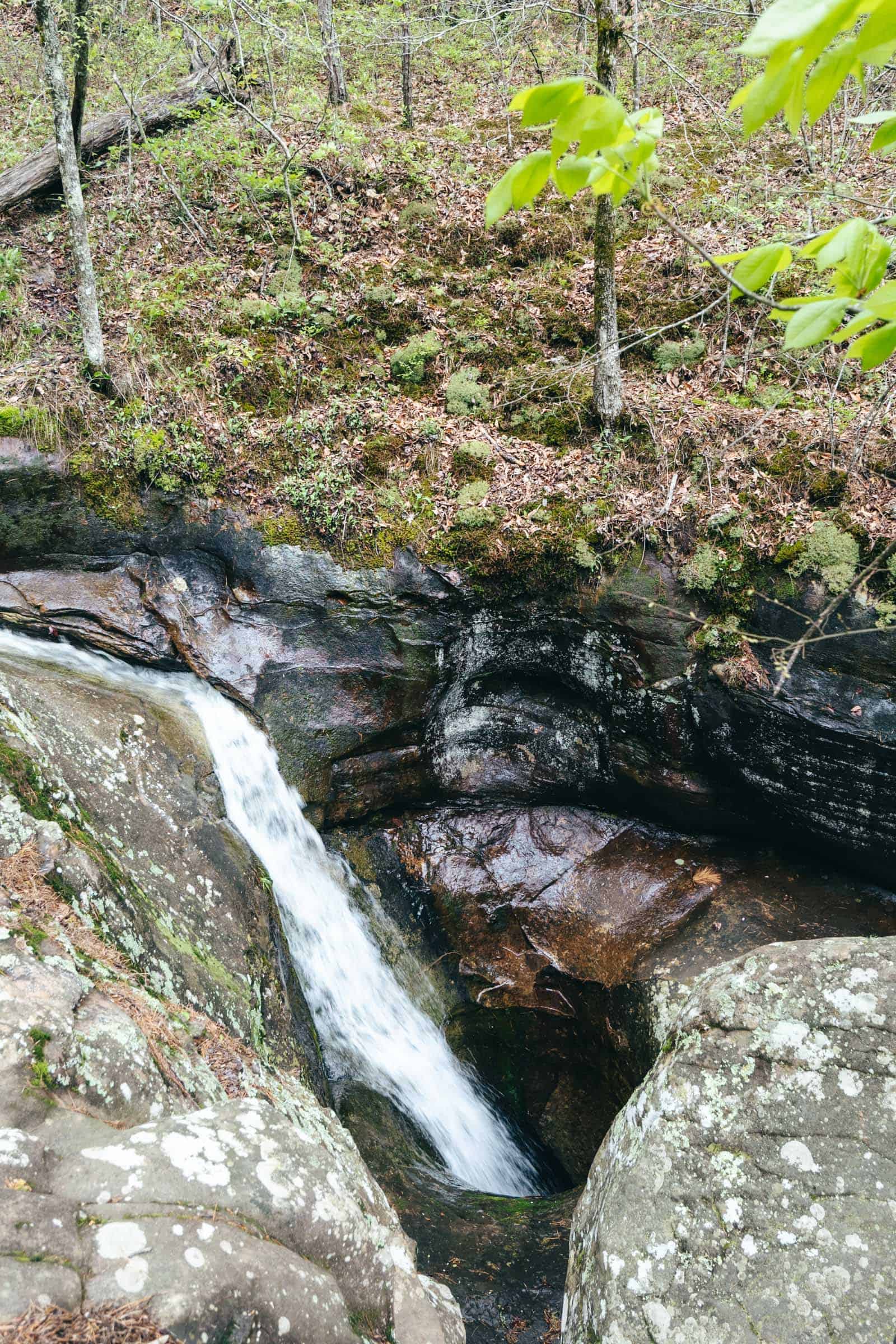 Glory Hole Waterfall view from top