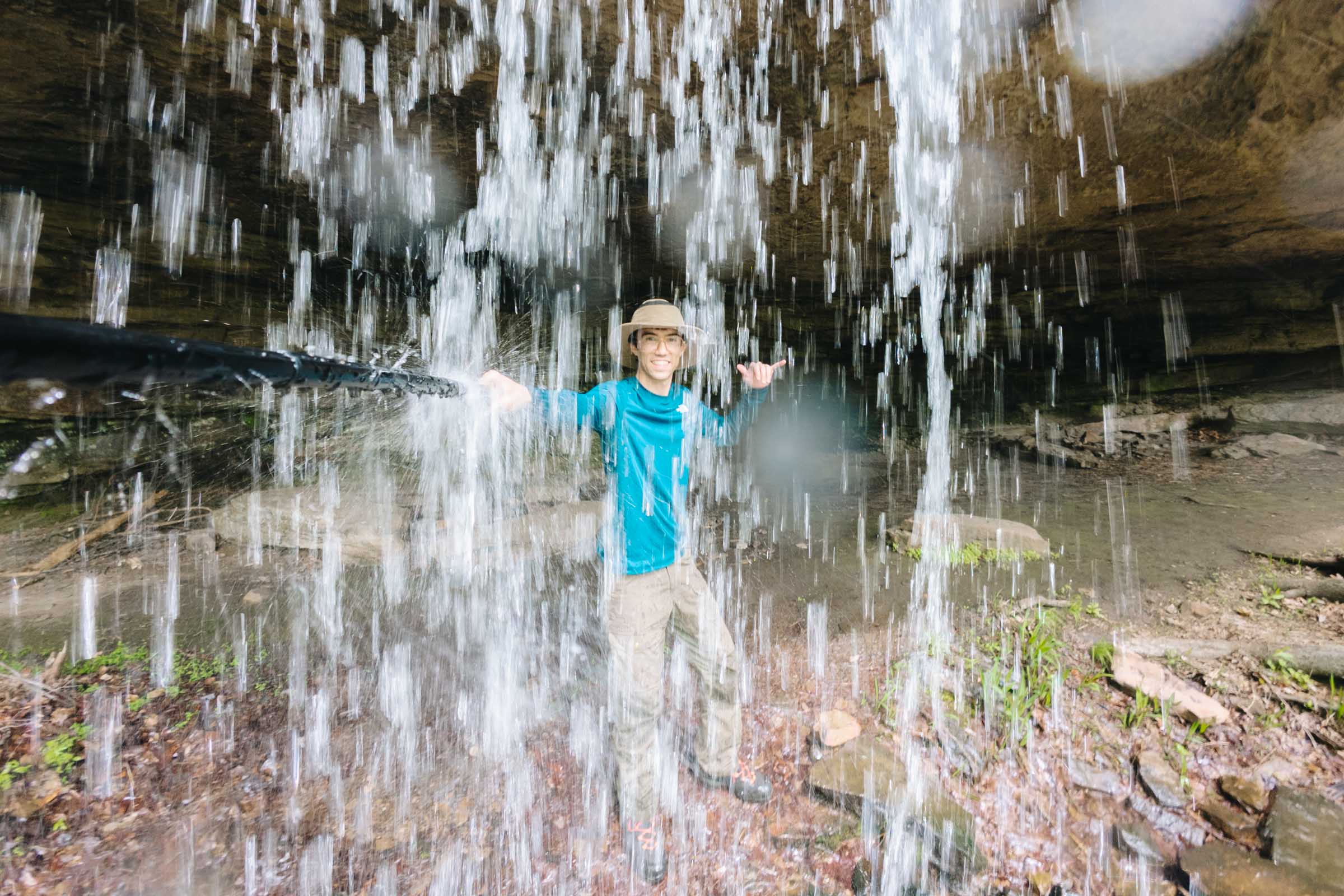 Whitaker Point Trail (Hawksbill Crag): Complete Hiking Guide 5 Haley Waterfall at Whitaker Point Trail