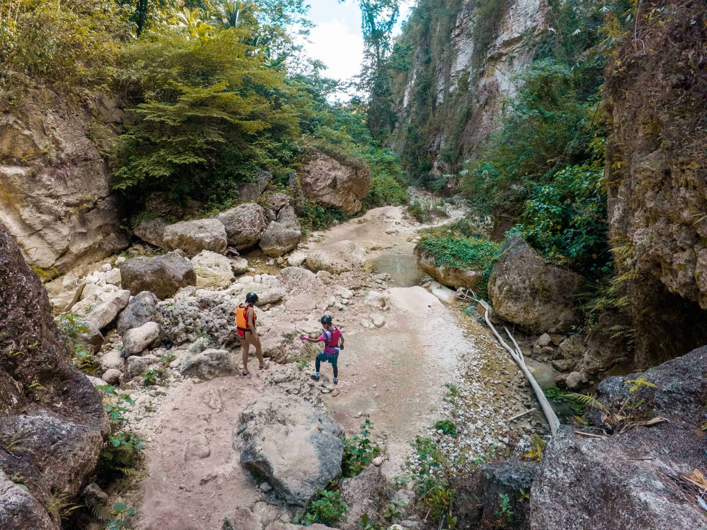Kawasan Falls Canyoneering: Complete Guide 32 Dry canyon at Kawasan Falls Canyoneering