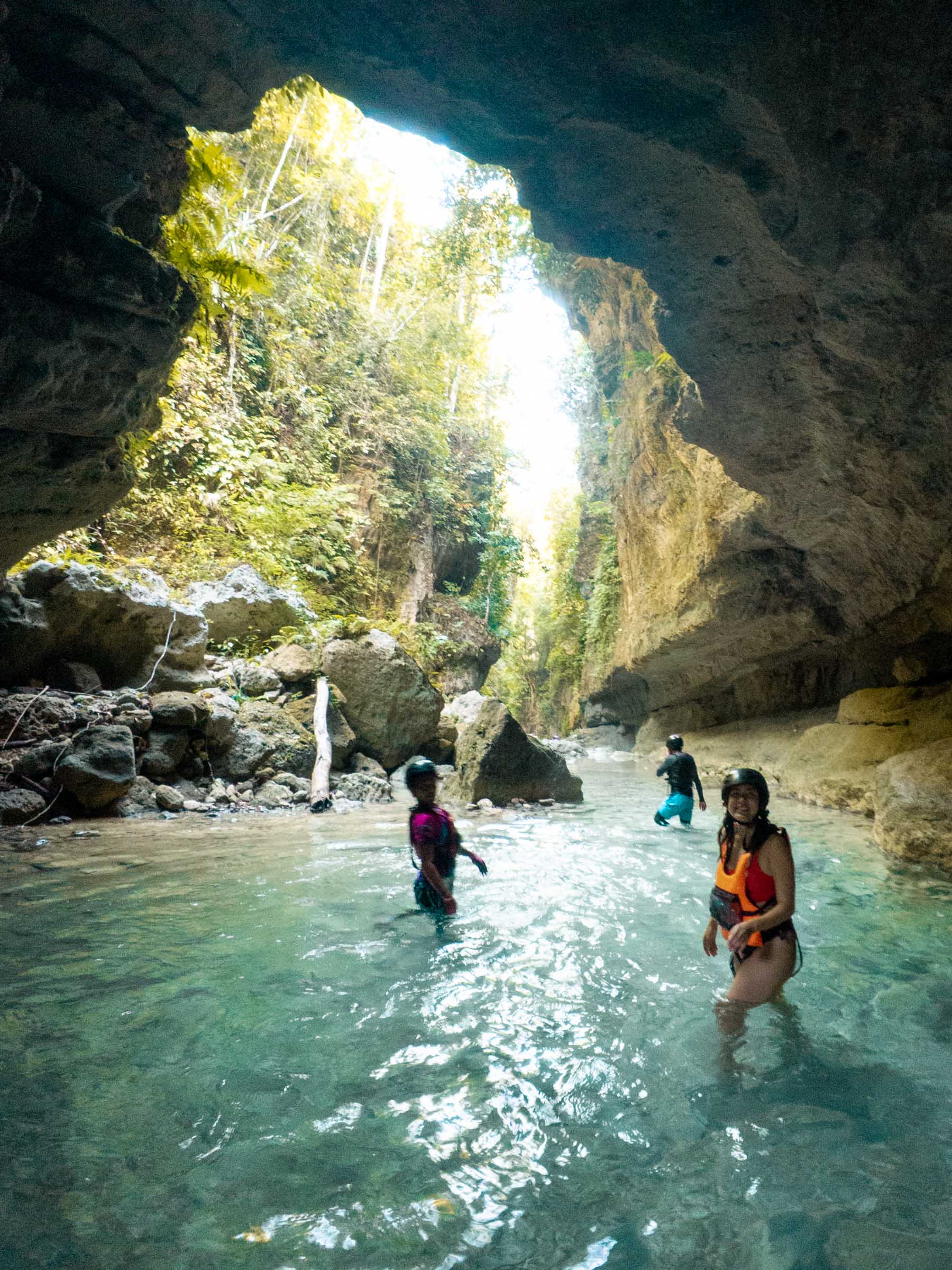 Kawasan Falls Canyoneering: Complete Guide 30 Kawasan Falls Canyoneering limestone tunnel