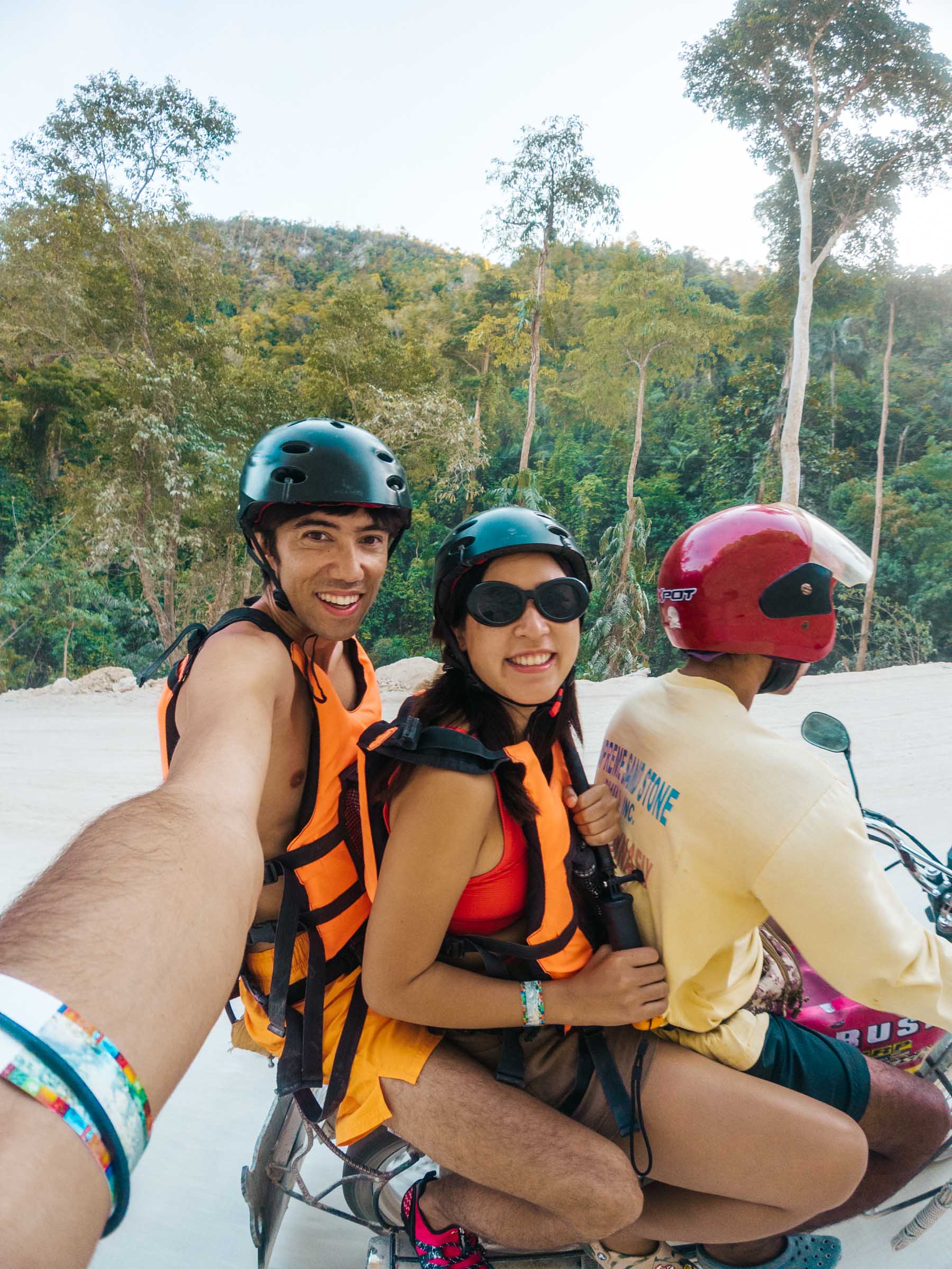 Kawasan Falls Canyoneering: Complete Guide 11 Riding motorbike to Kawasan Falls canyoneering entrance