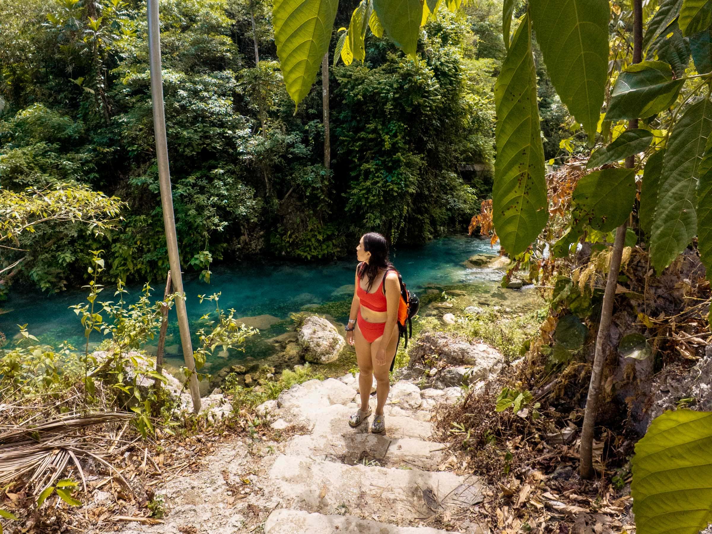 Kawasan Falls Canyoneering: Complete Guide 34 Kawasan Falls Canyoneering trail stairs