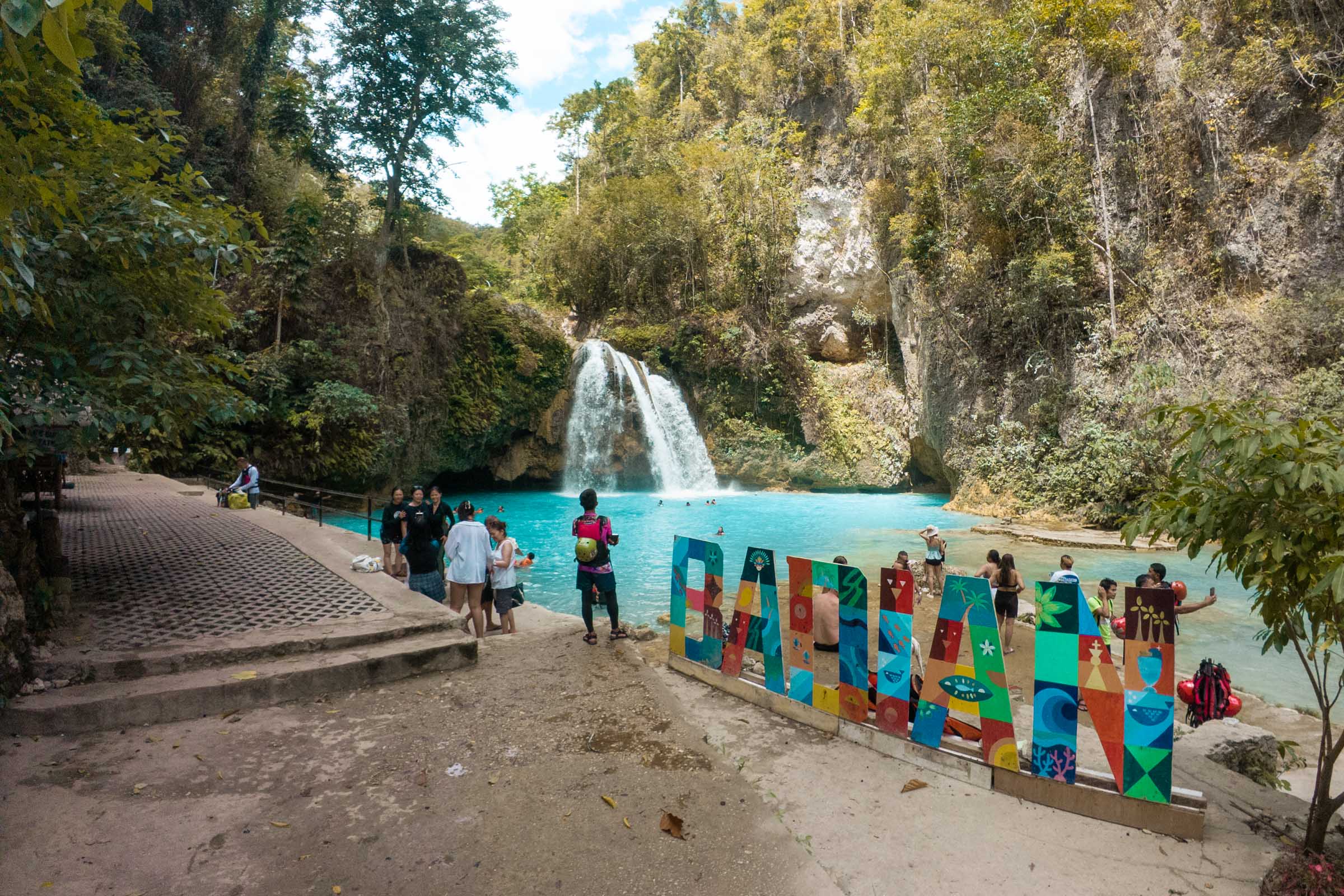 Kawasan Falls Canyoneering: Complete Guide 36 Tourist area at Kawasan Falls