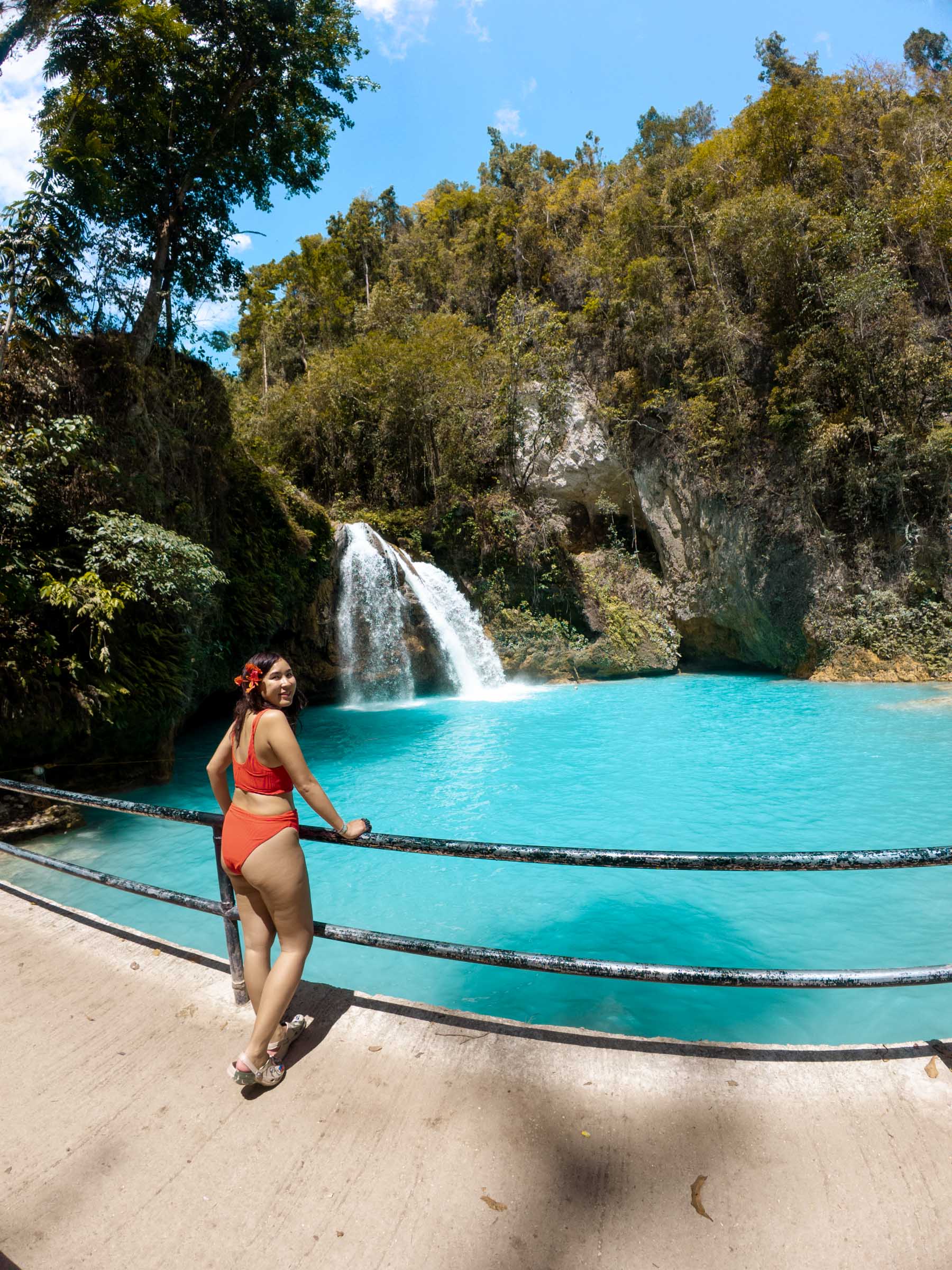 Kawasan Falls Canyoneering: Complete Guide 35 Kawasan Falls view from below