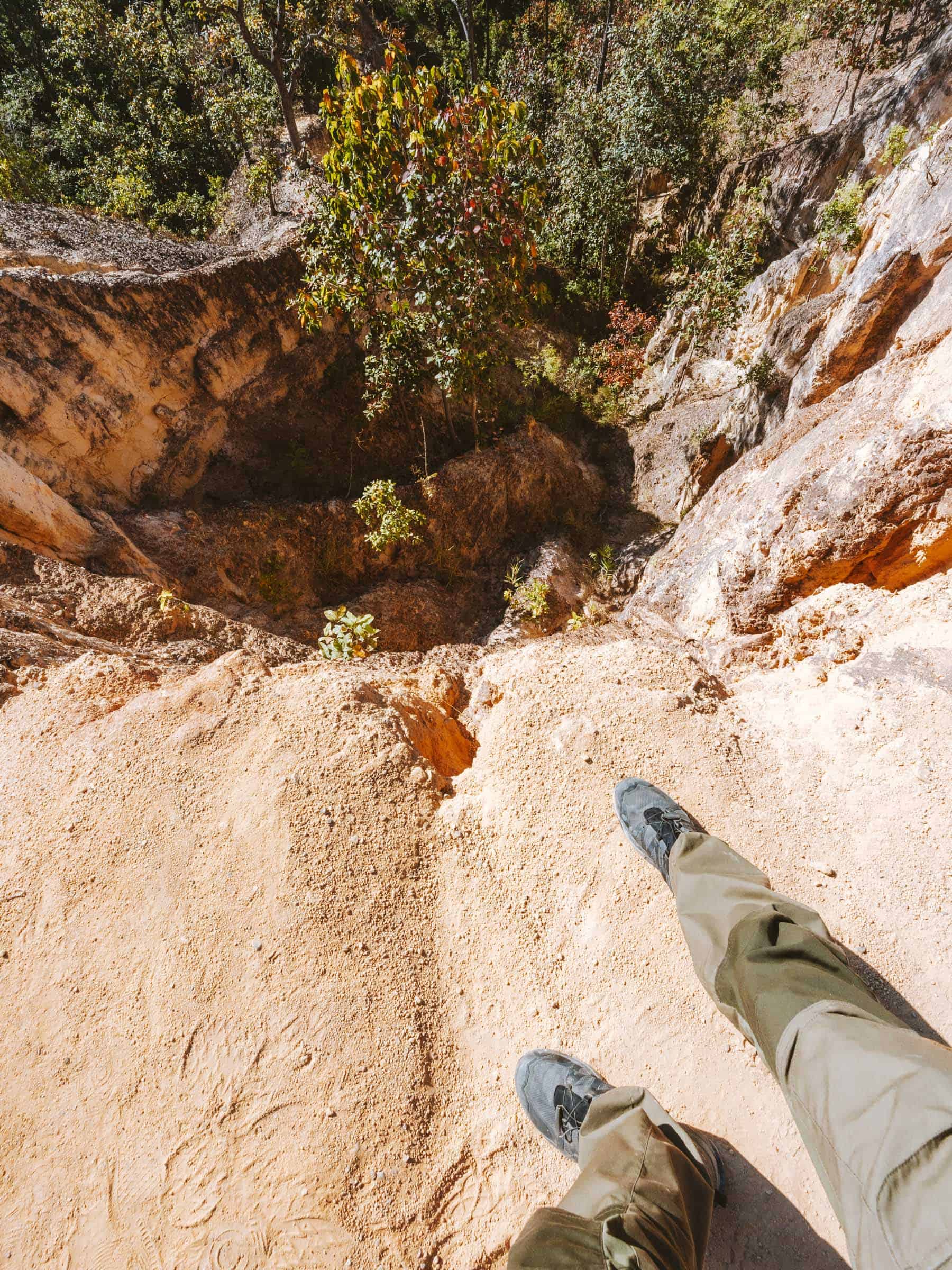 Pai Canyon: Complete Guide 9 Pai Canyon steep cliff drop