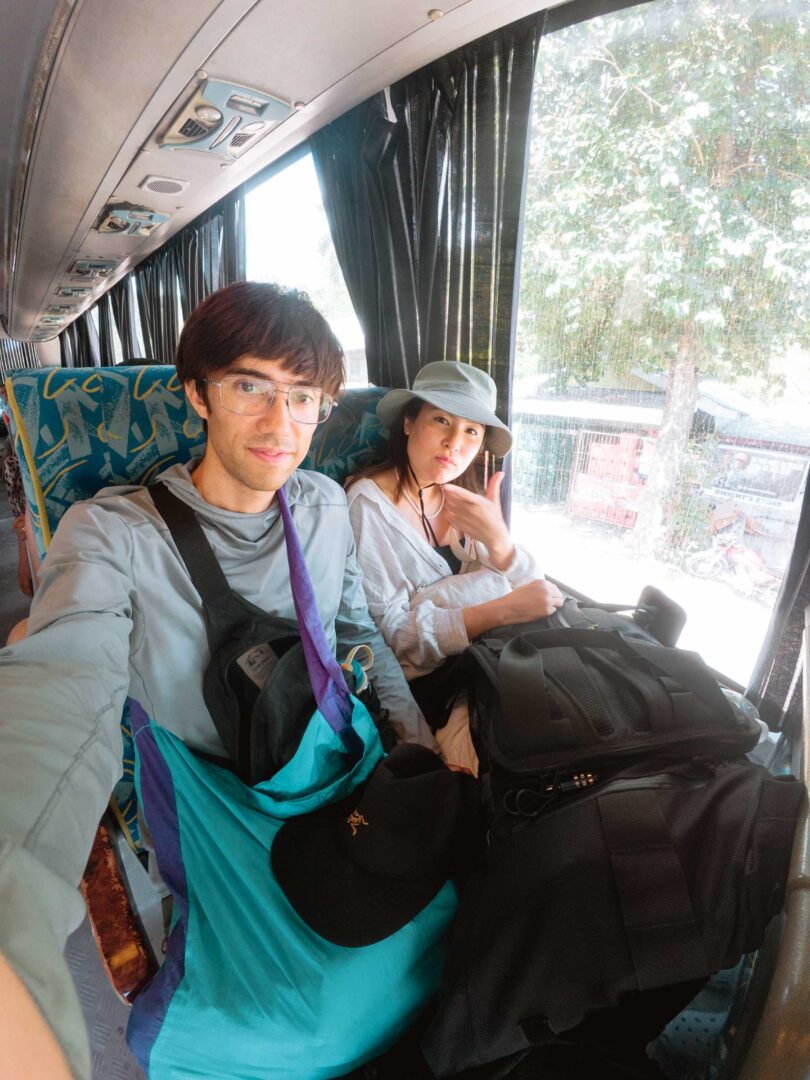 Riding the bus in Cebu