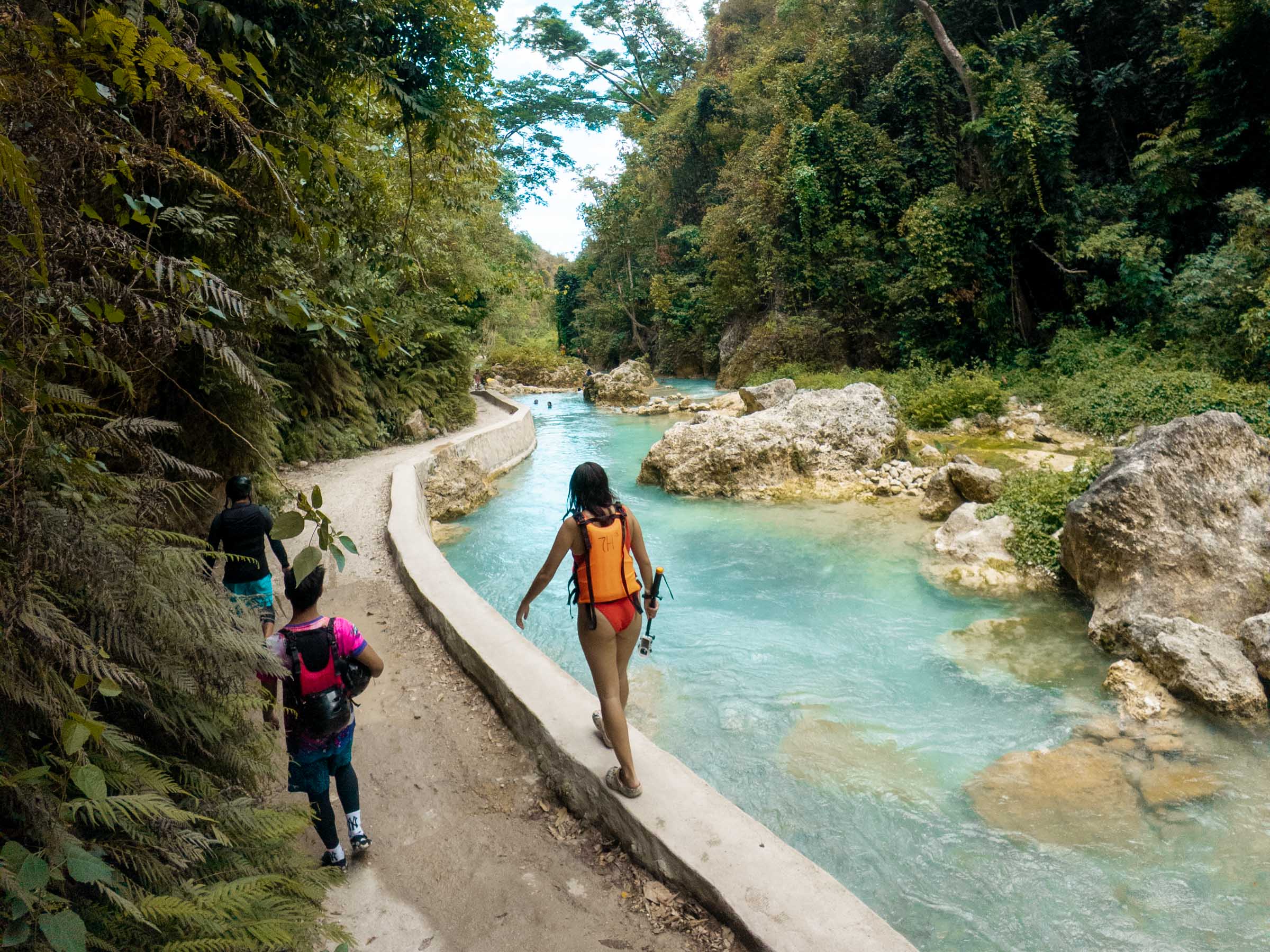 Kawasan Falls Canyoneering: Complete Guide 27 Walkway to Kawasan Falls