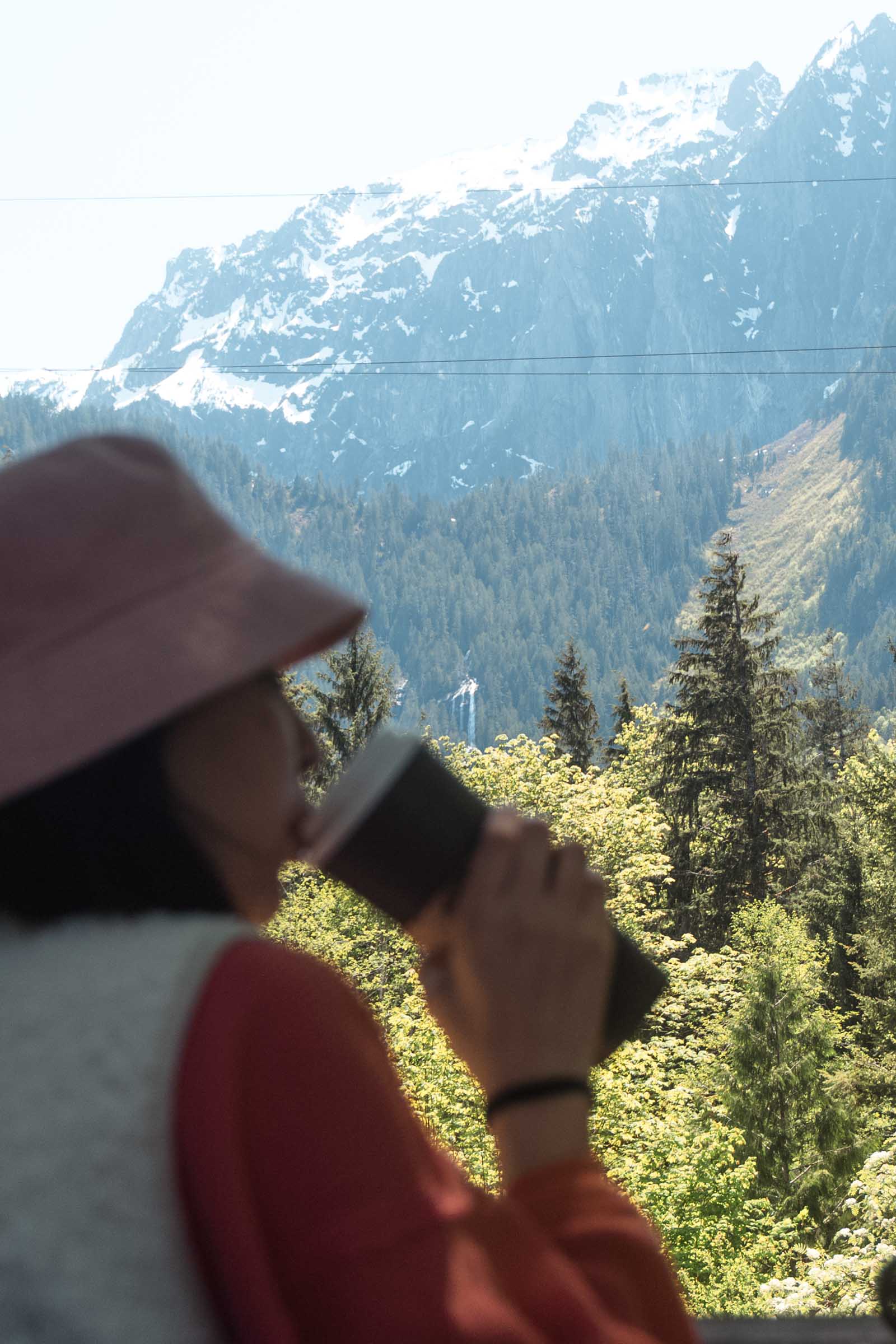 View of Bridal Veil Falls from Espresso Chalet