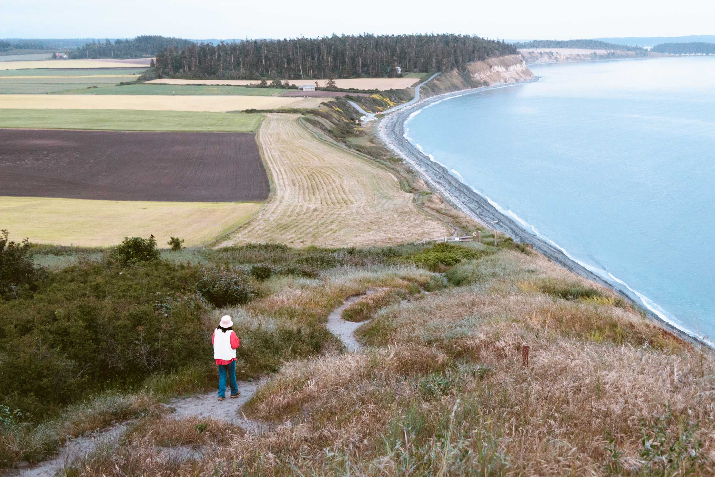 Ebey's Landing bluff trail view