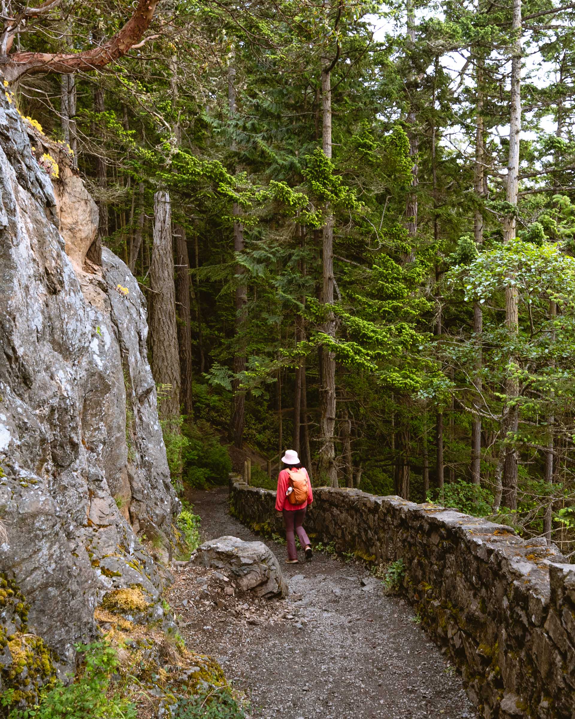 North Beach trail at Goose Rock Deception Pass