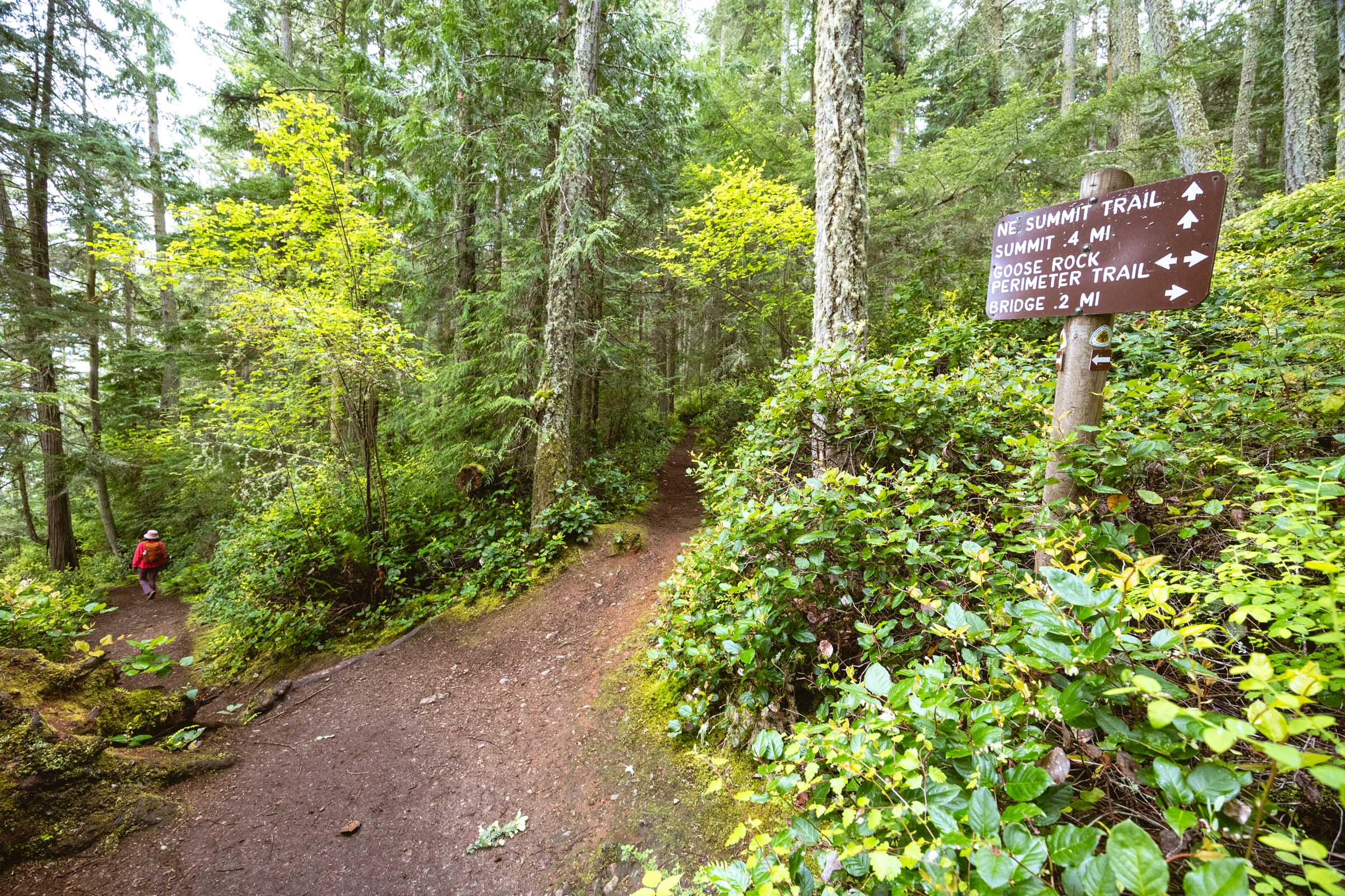 Goose Rock Perimeter Trail Sign