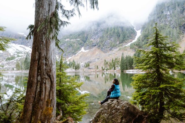 Heather Lake hike in Washington