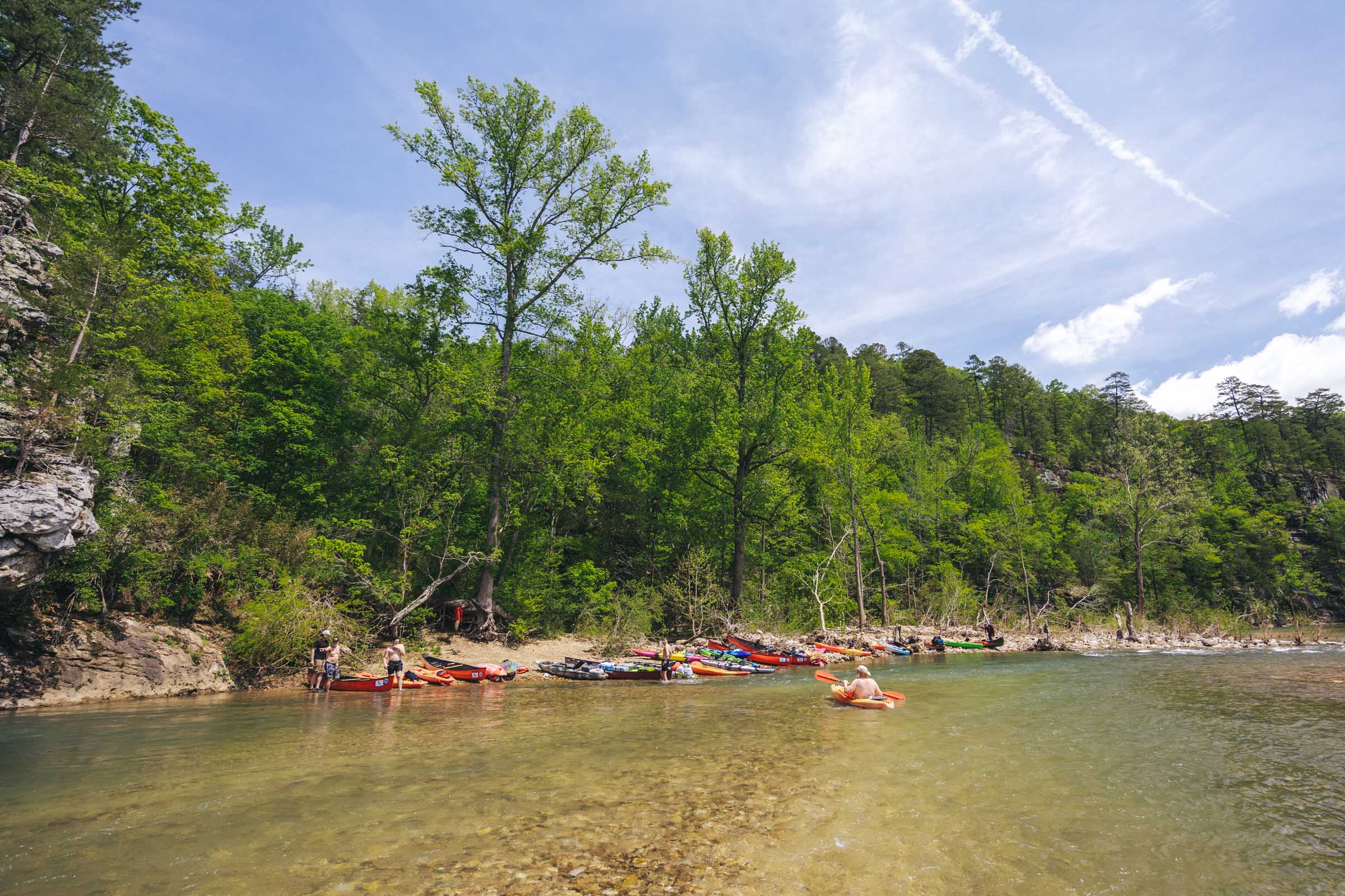 How to Float the Buffalo River in Arkansas: Complete Guide 23 Hemmed-In-Hollow Trailhead from Buffalo River