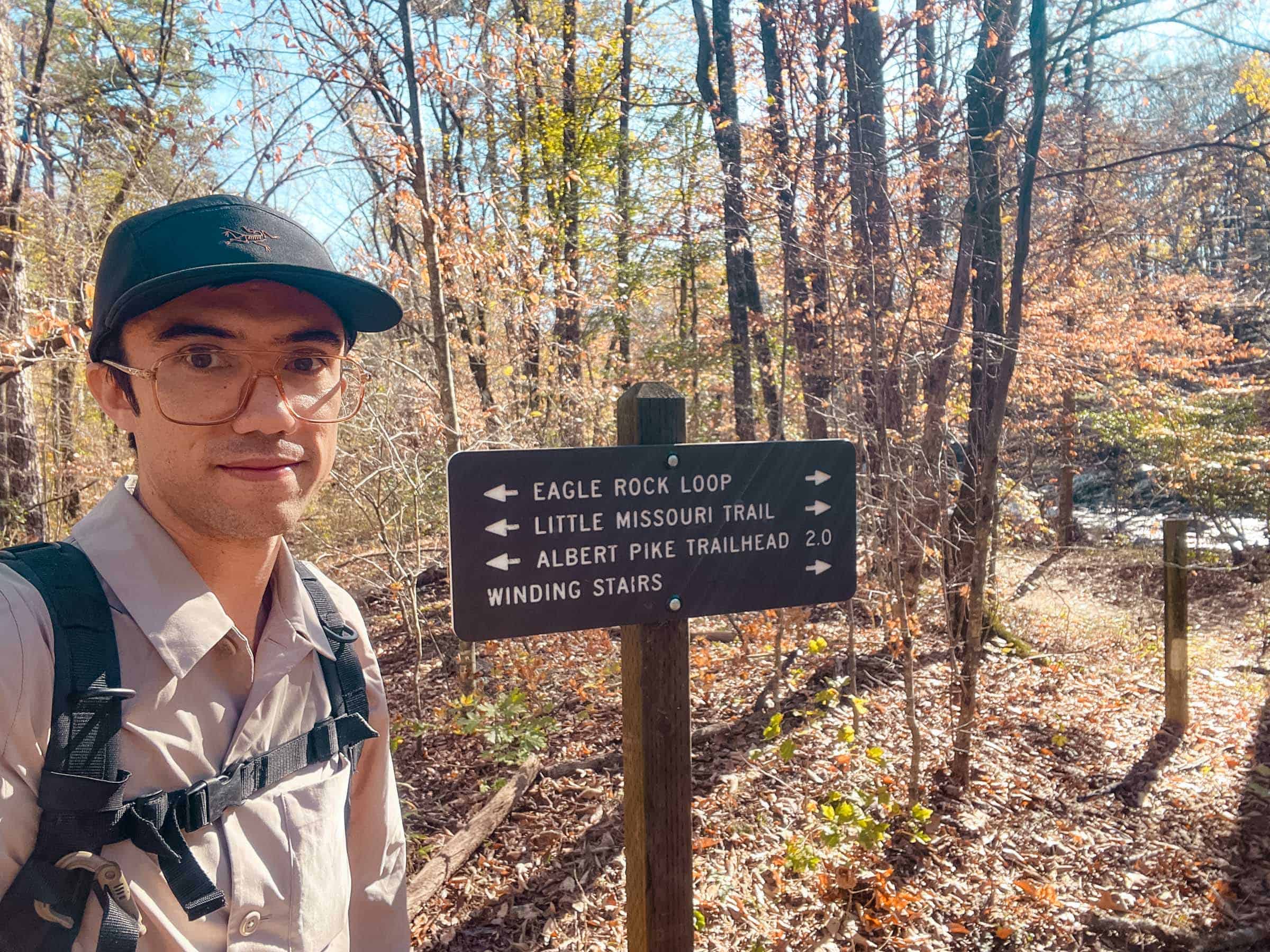 Little Missouri Winding Stairs Trail Sign