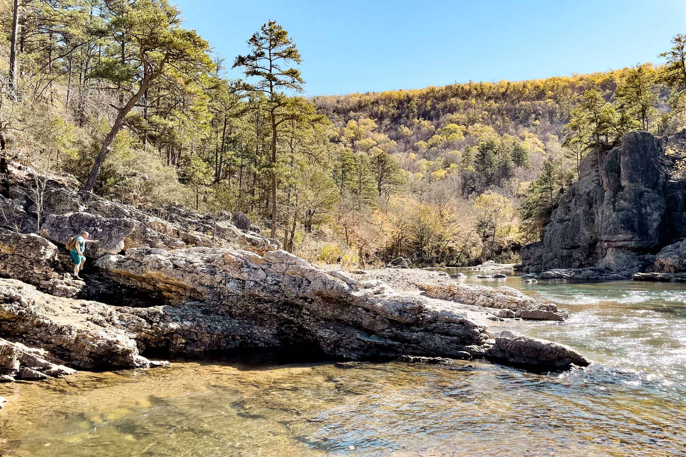 Rock Formations at Winding Stairs Arkansas