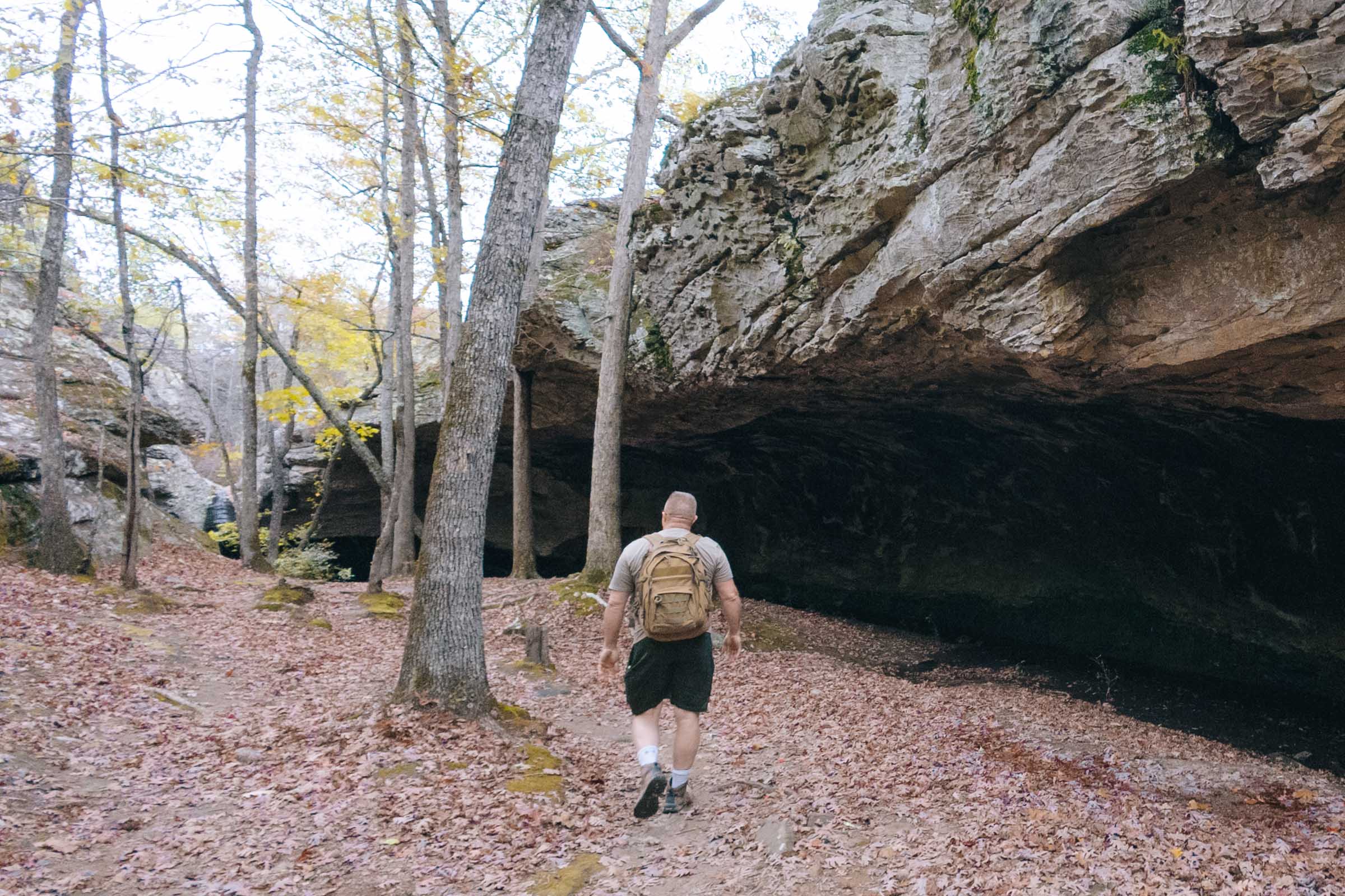 Seven Hollows Trail grotto entrance