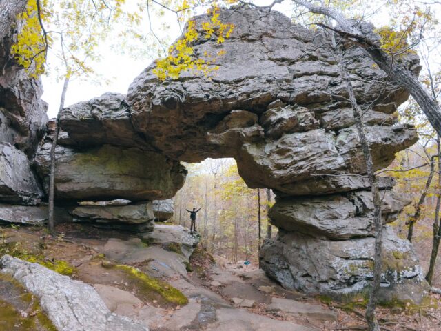 Seven Hollows Trail in Petit Jean, Arkansas