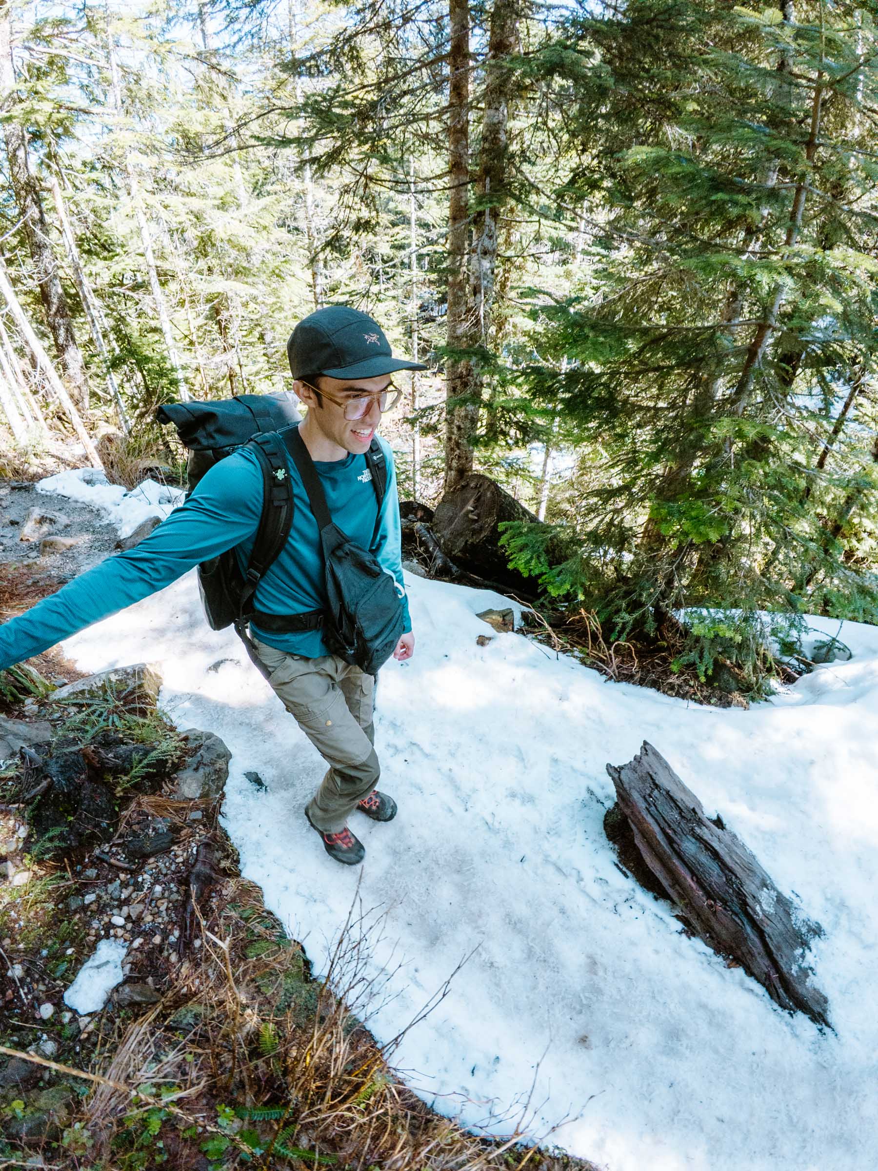 Lake 22 Trail in Washington: Complete Hiking Guide 19 Snow on Lake 22 trail